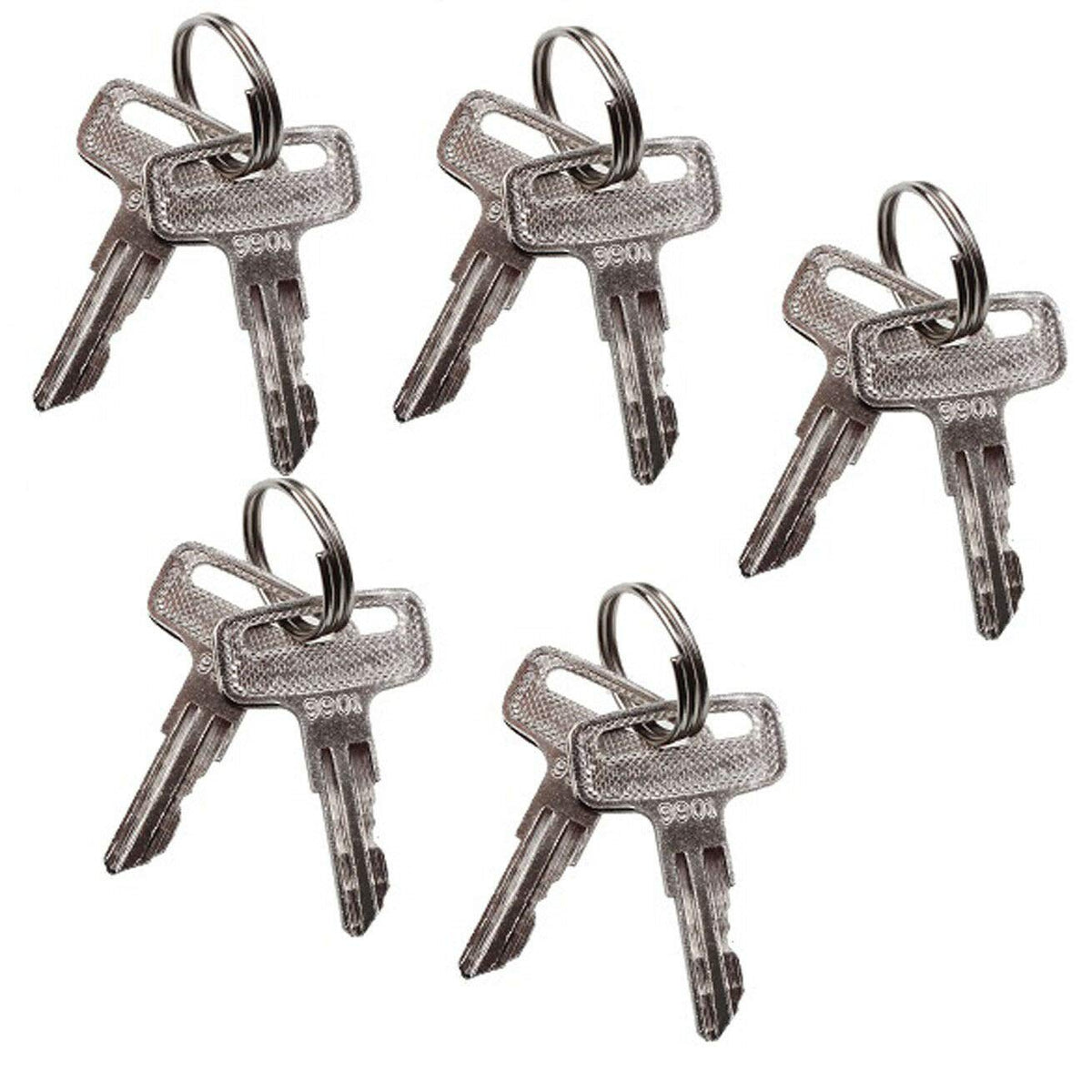 Fridayparts 5 Pairs Ignition Key 9901 Compatible For Jlg Manlift Jlg Lifts 2033E3 1932E3 1532E2 1932E2 2632E2 3246E2 2032E2 2646