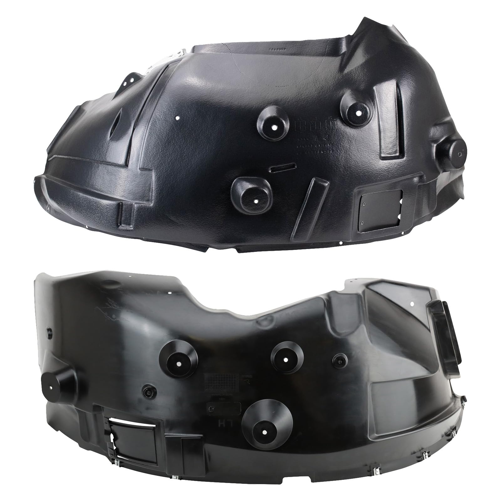 Trq Inner Fender Liner Set Compatible With 2013 Ram 3500 Ch1248164 Ch1249157