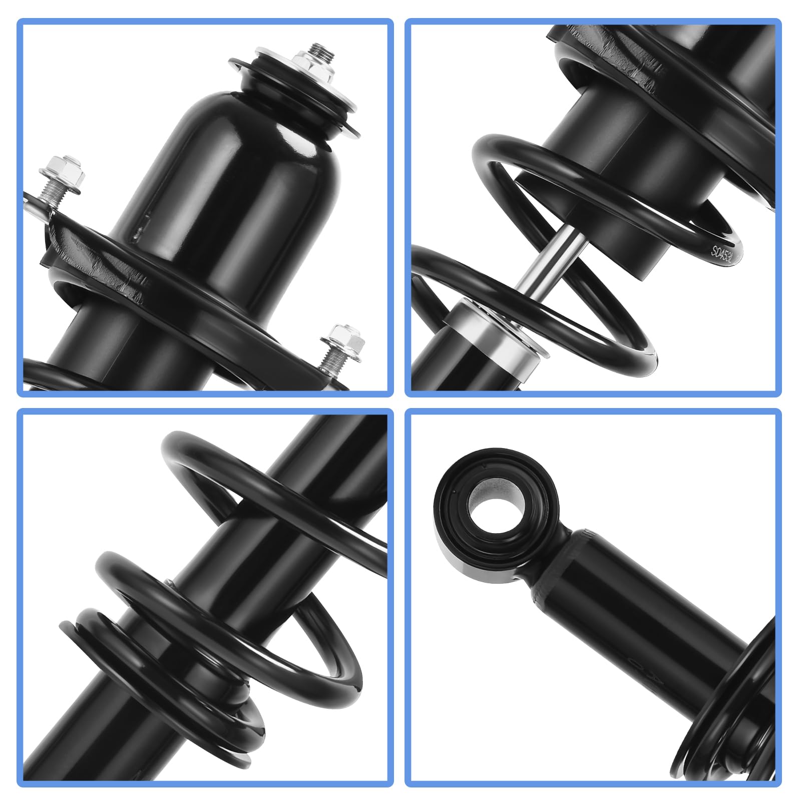 Yitamotor Rear Complete Strut Quick Struts Shocks And Coil Spring Assembly Compatible With 2004-2009 Prius