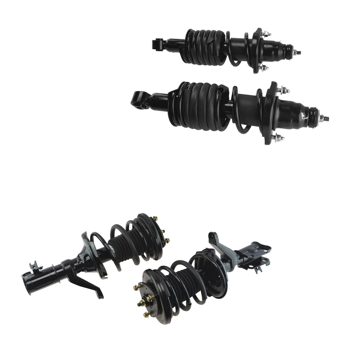 Trq Front And Rear Strut & Coil Spring Assembly Set Driver & Passenger Sides Compatible With 02-06 Acura Rsx