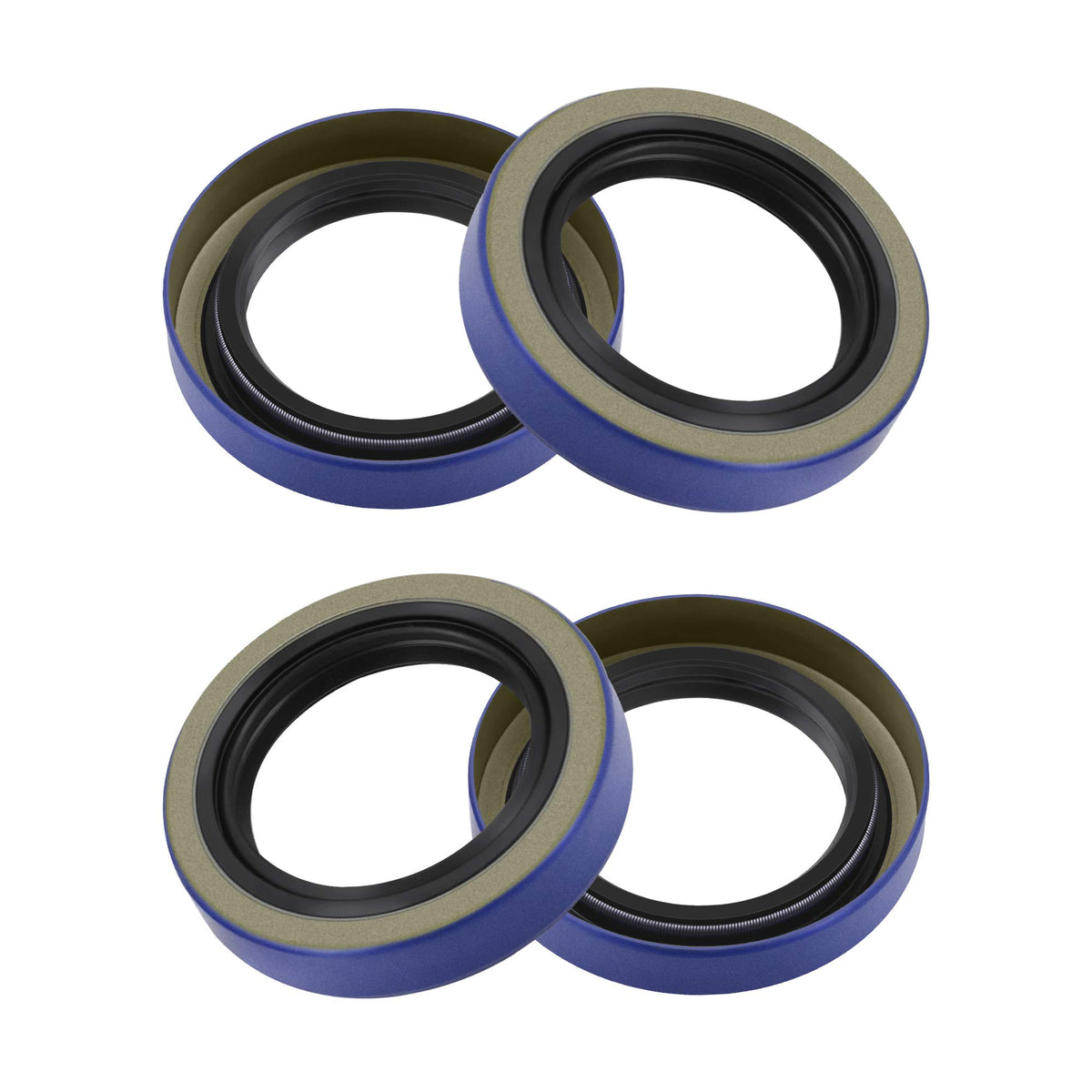 XIKE 4 Pcs 171255TB (10-19) ID 1.719'' x OD 2.565'' Trailer Hub Wheel Grease Seals, Fits 3,500 lbs Axles/Spindles #84.