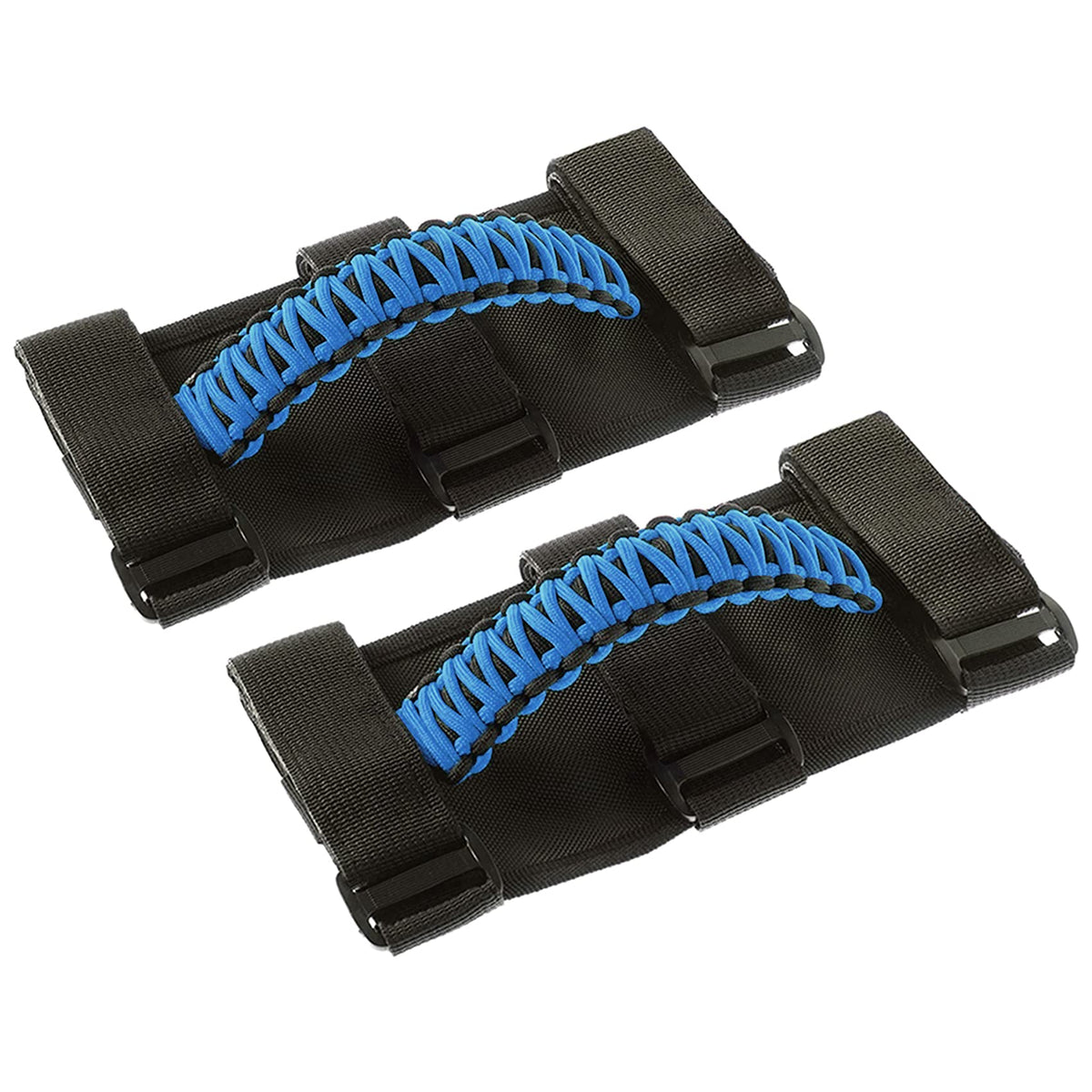 Savadicar 2 x Roll Bar Grab Handles Grip Handle for Jeep Wrangler CJ YJ TJ JK JL & Gladiator JT 1987-2023, Interior Accessories,