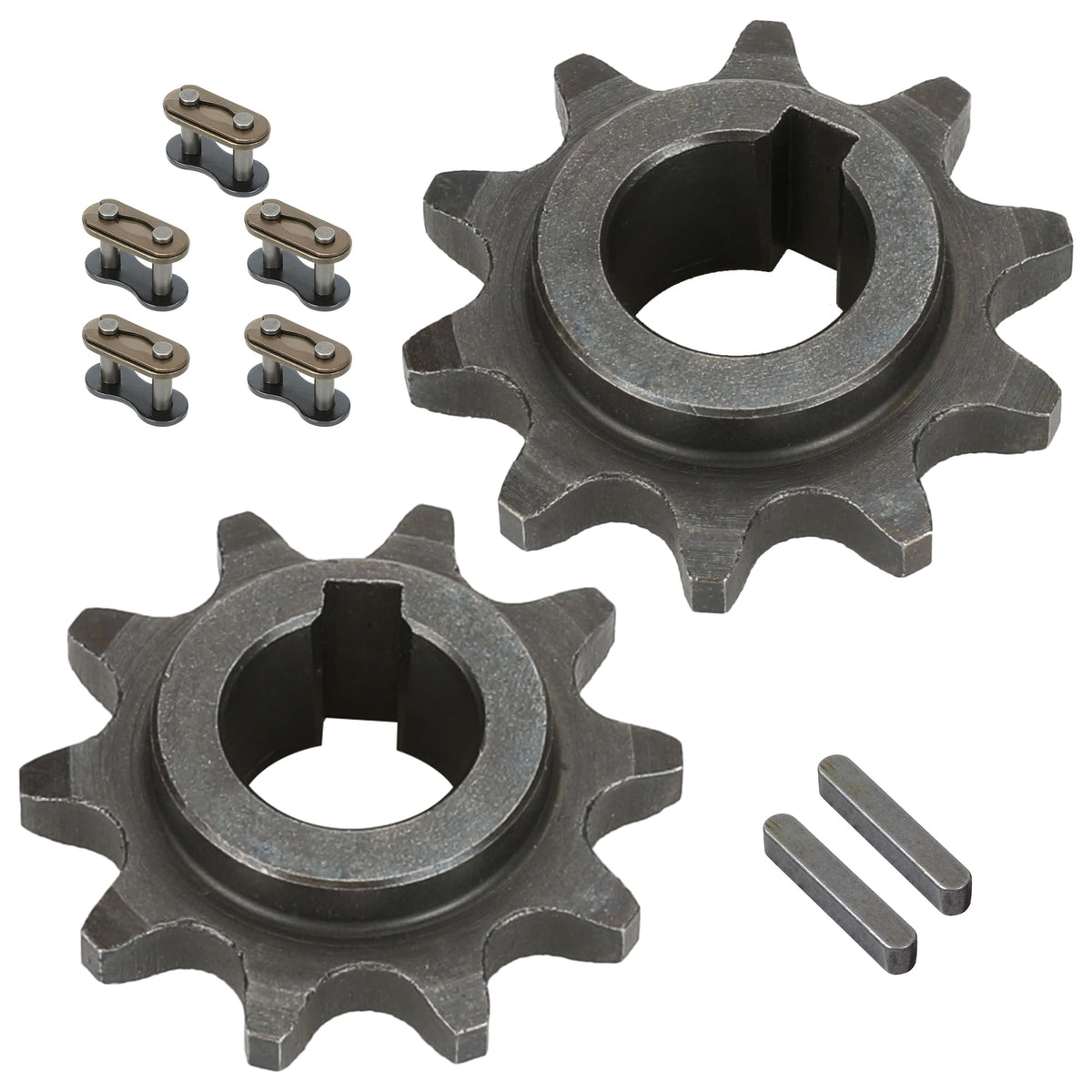 GREHUA 40 41 420 Chain Sprocket 10 Tooth 5/8'' Bore 3/16'' Keyway for Coleman CT200U BT200X CT200U-EX KT196 200cc Trailmaster XR