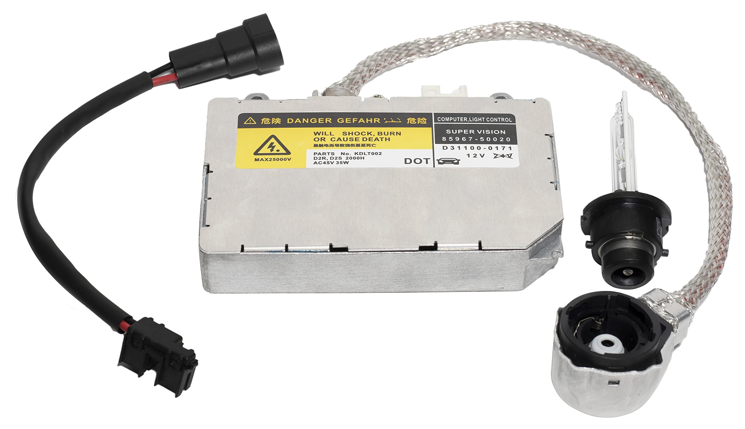 Boine Kdlt002 Xenon Hid Headlight Ballast Assembly Module Compatible With Lexus Is300 Es300 Ls430 Sc430, Mazda 6 Rx-8, Toyota Av