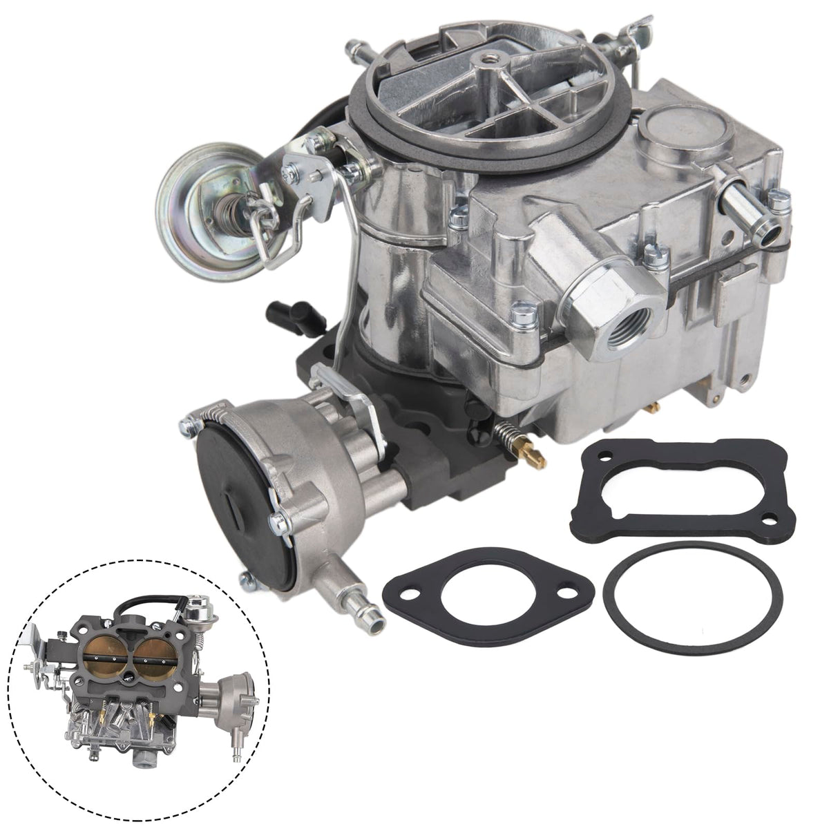 2 Barrel Carburetor for Rochester 2GC Chevy 350/5.7L 1970-1980, 400/6.6L 1970-1975 2BBL Carb 2 Barrel Carburetor for Chevy 350 w