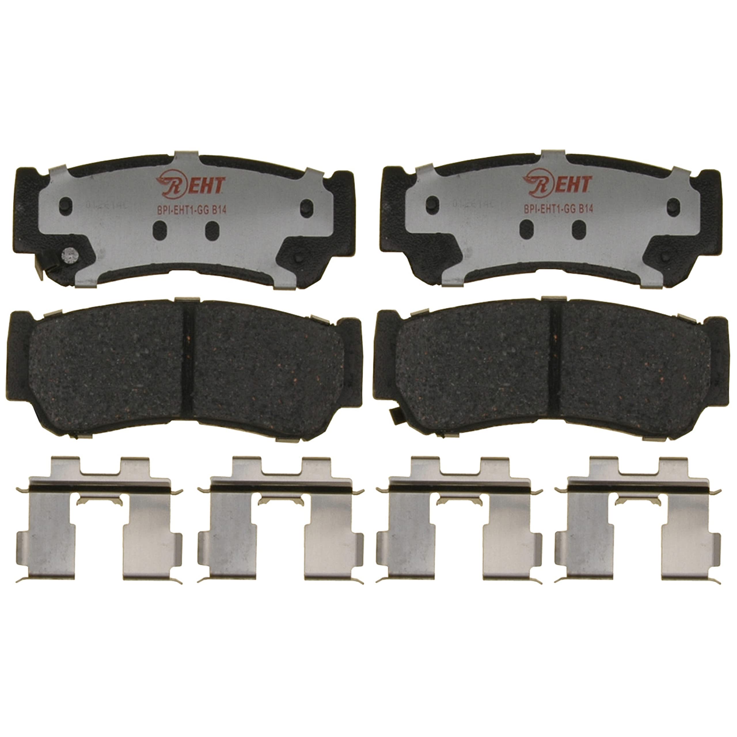 Raybestos Premium Raybestos Element3 Eht Replacement Rear Brake Pad Set For Select 2007-2009 Hyundai Santa Fe Model Years (Eht12