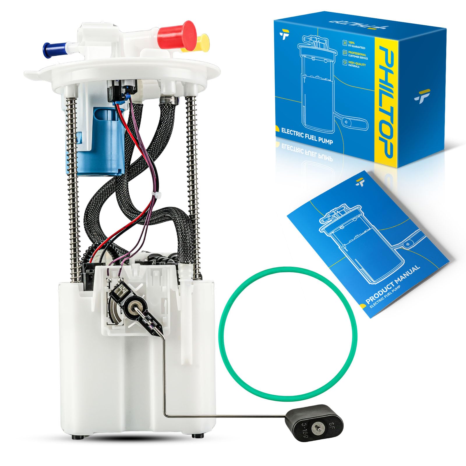 PHILTOP FG1977 Electric Fuel Pump Assembly Fit for Transit-250 2015-2019 3.7L, Transit-350 2015-2019 3.7L, Transit-150 2015-2019