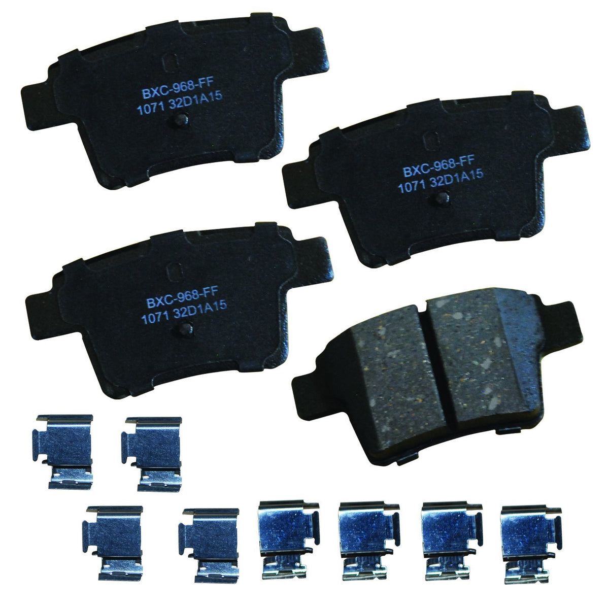 Bendix Premium Sbc1071 Ceramic Rear Brake Pads For Select Models Ford Five Hundred, Freestyle, Mondeo, Taurus, Taurus X, Jaguar