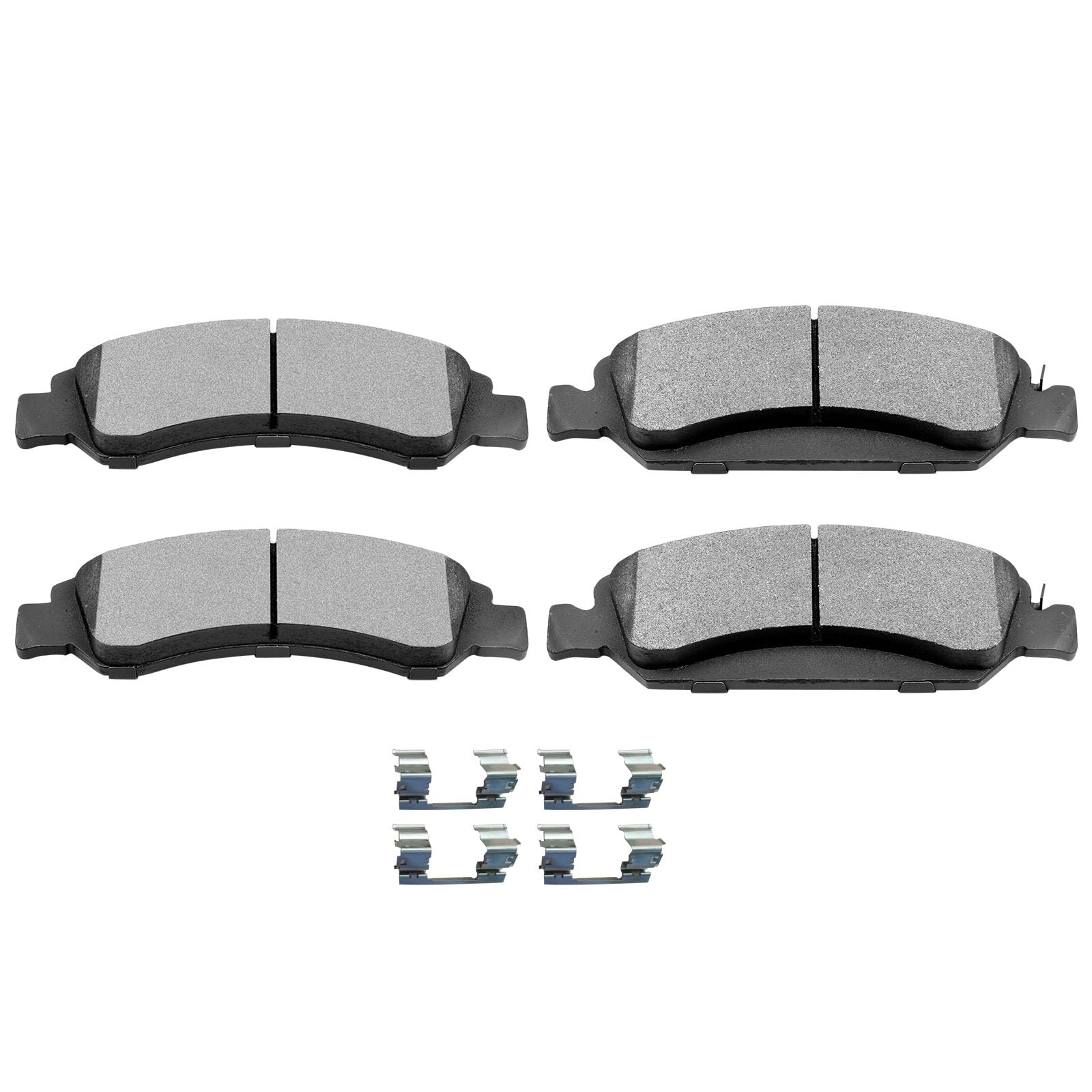 Scitoo D1363 Front Semi-Metal Brake Pads Sets Fit For Cadillac Escalade Esv/Ext,For Chevy Avalanche/Express 1500/Silverado 1500/