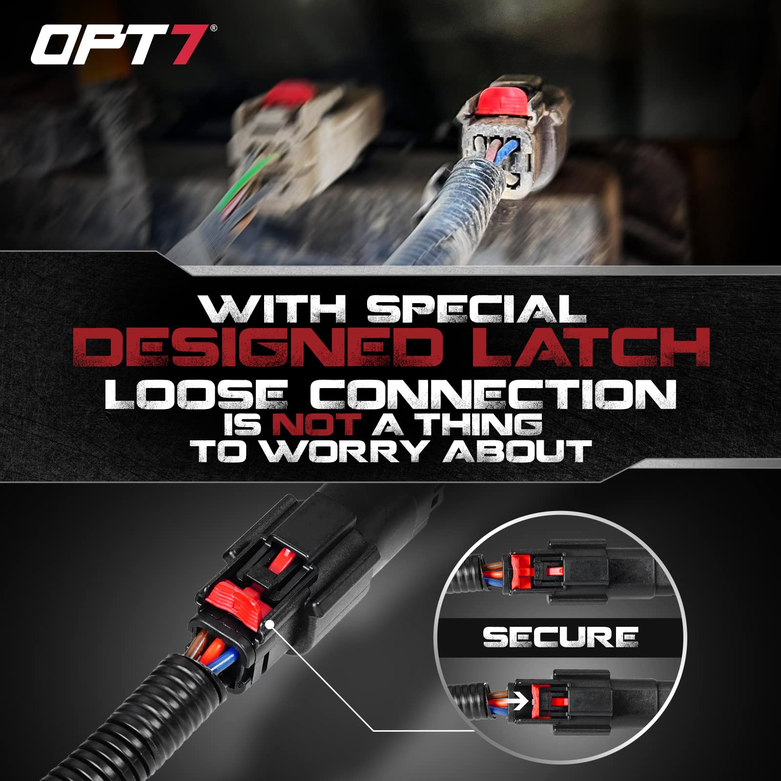 Opt7 Easy Connect Harness For 2019-2021 Chevy Silverado/Gmc Sierra 1500, Compatible With Redline Led Tailgate Light Bar