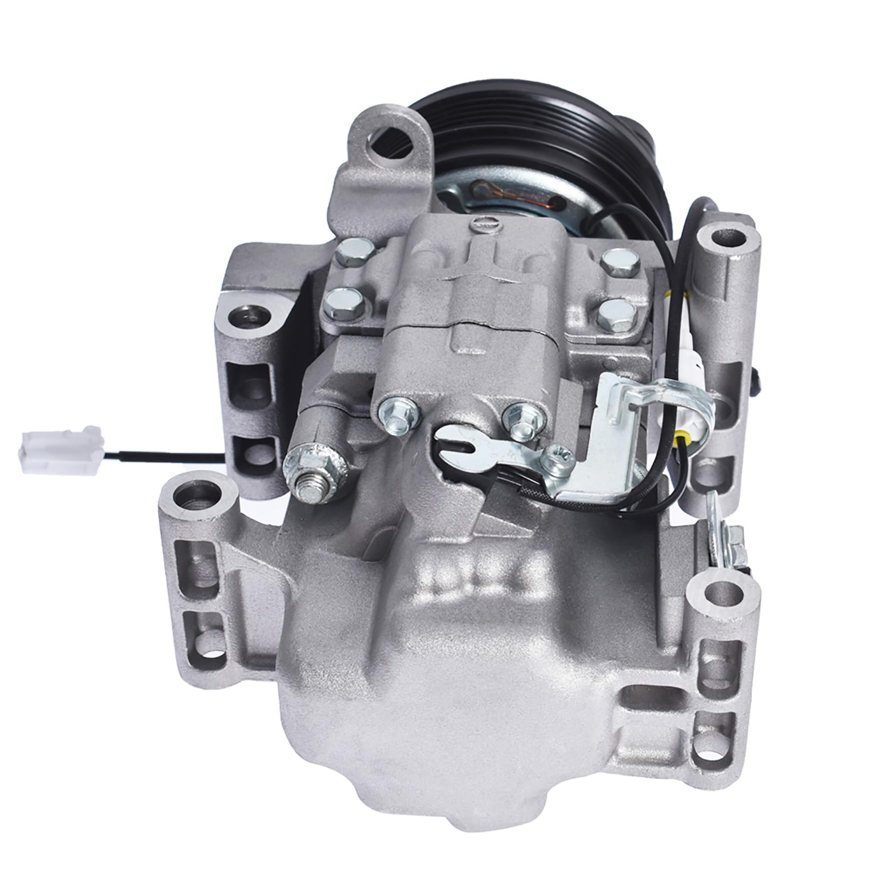 WFLNHB AC Compressor & A/C Clutch, A/C Ports 5 Grooves Replacement for Mazda 3 2004-2009 3 Sport 2009 Replacement for Mazda 5 20