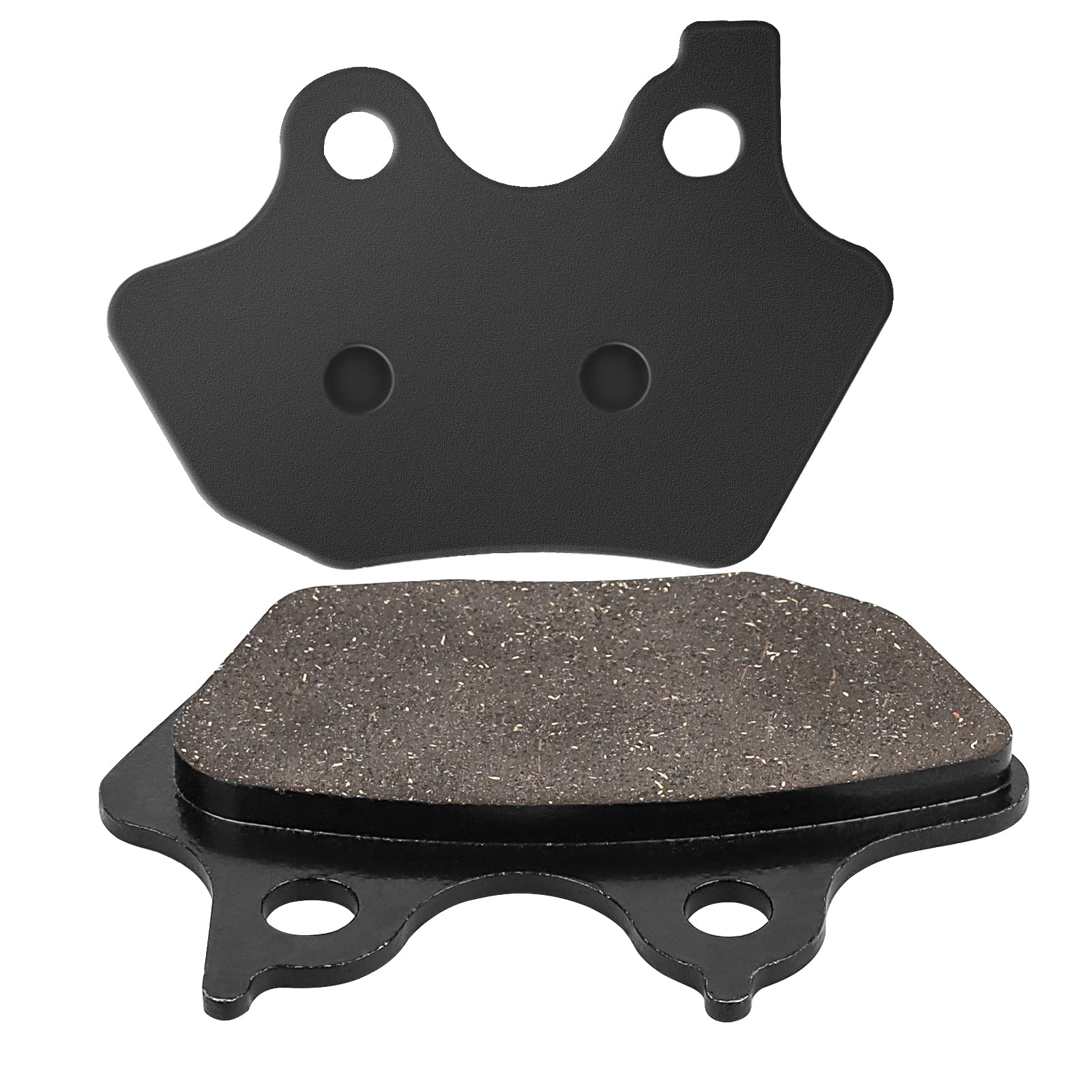 LOCOPOW Brake Pads Front and Rear for Harley Davidson Softail, Heritage Classic, Fat Boy, Dyna Electra Glide,Sportster XLH883R/2