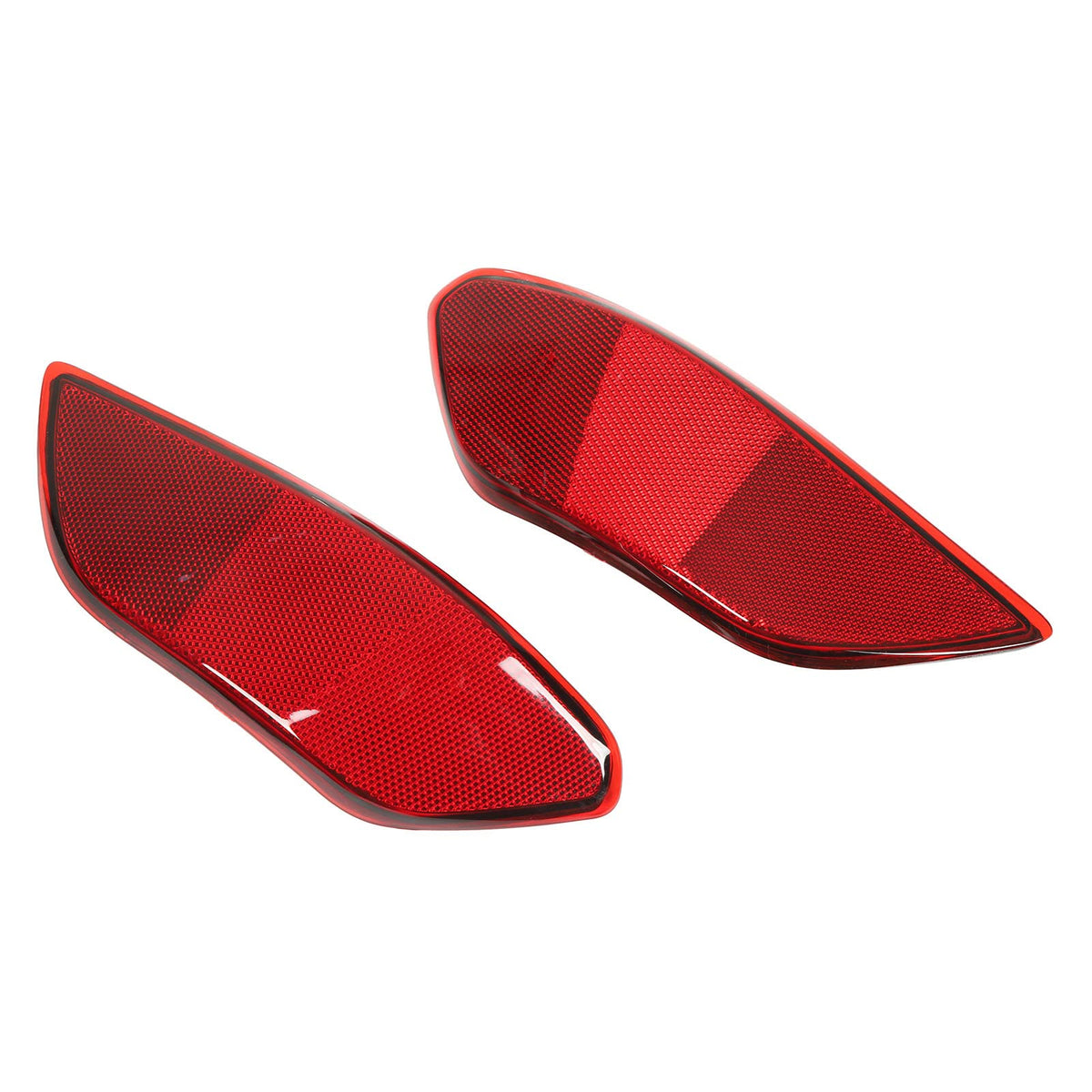 95863110500 Rear Bumper Reflector Light, 2Pcs Car Tail Warning Light Red Replacement For Cayenne 2011-2014