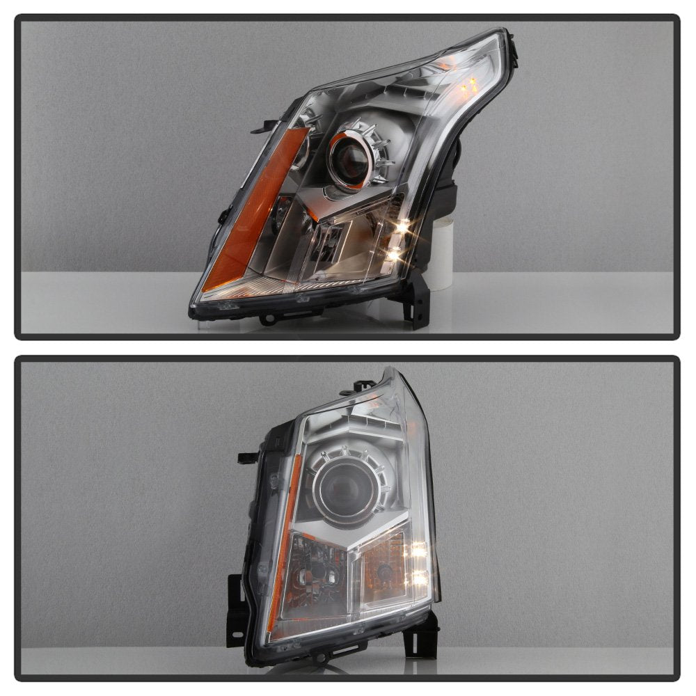 Acanii - For [Halogen Model Only] 2010-2016 Cadillac Srx Halogen Replacement Projector Headlight Headlamp - Driver Side