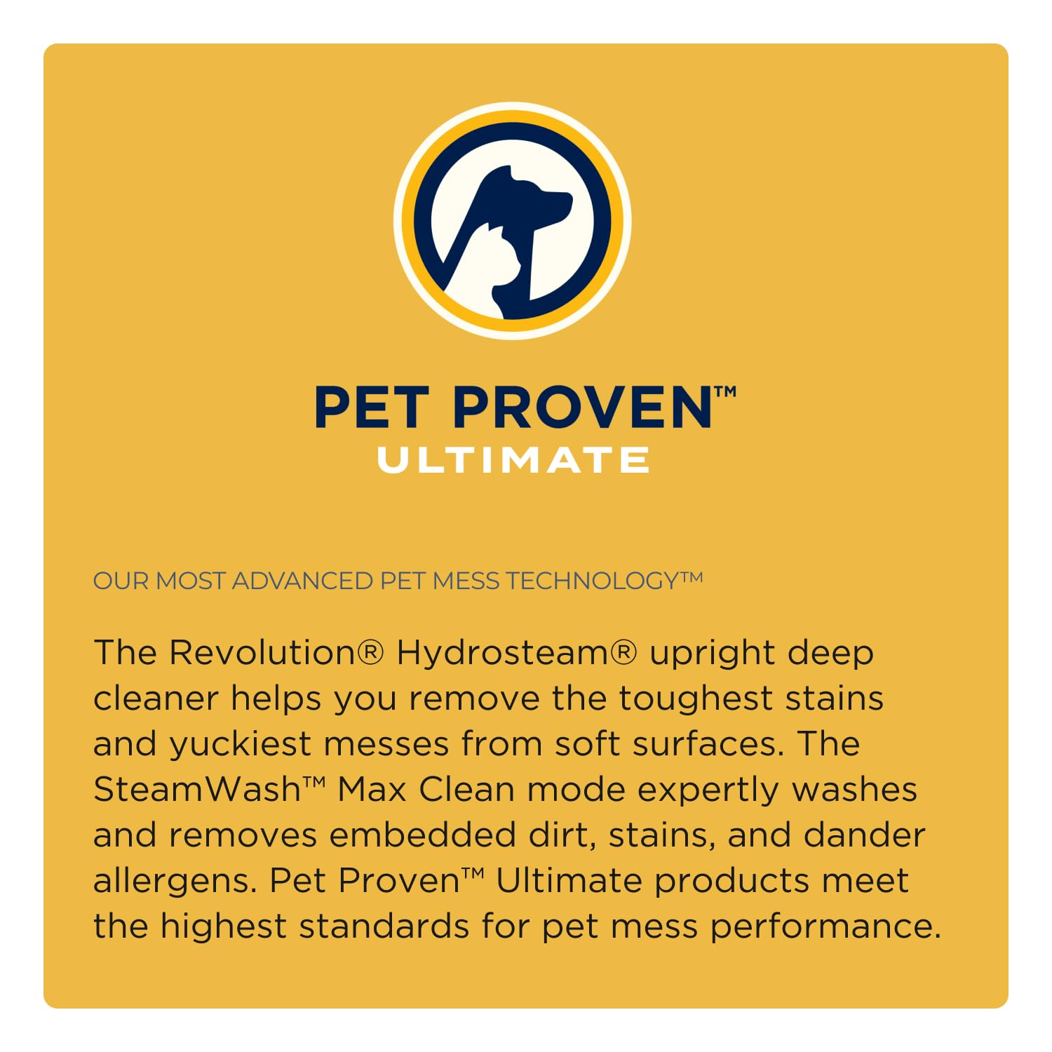 Bissell Revolution Hydrosteam Pet Carpet Cleaner, Upright Deep Cleaner, Hydrosteam Technology, 2-In-1 Pet Upholstery Tool & Form