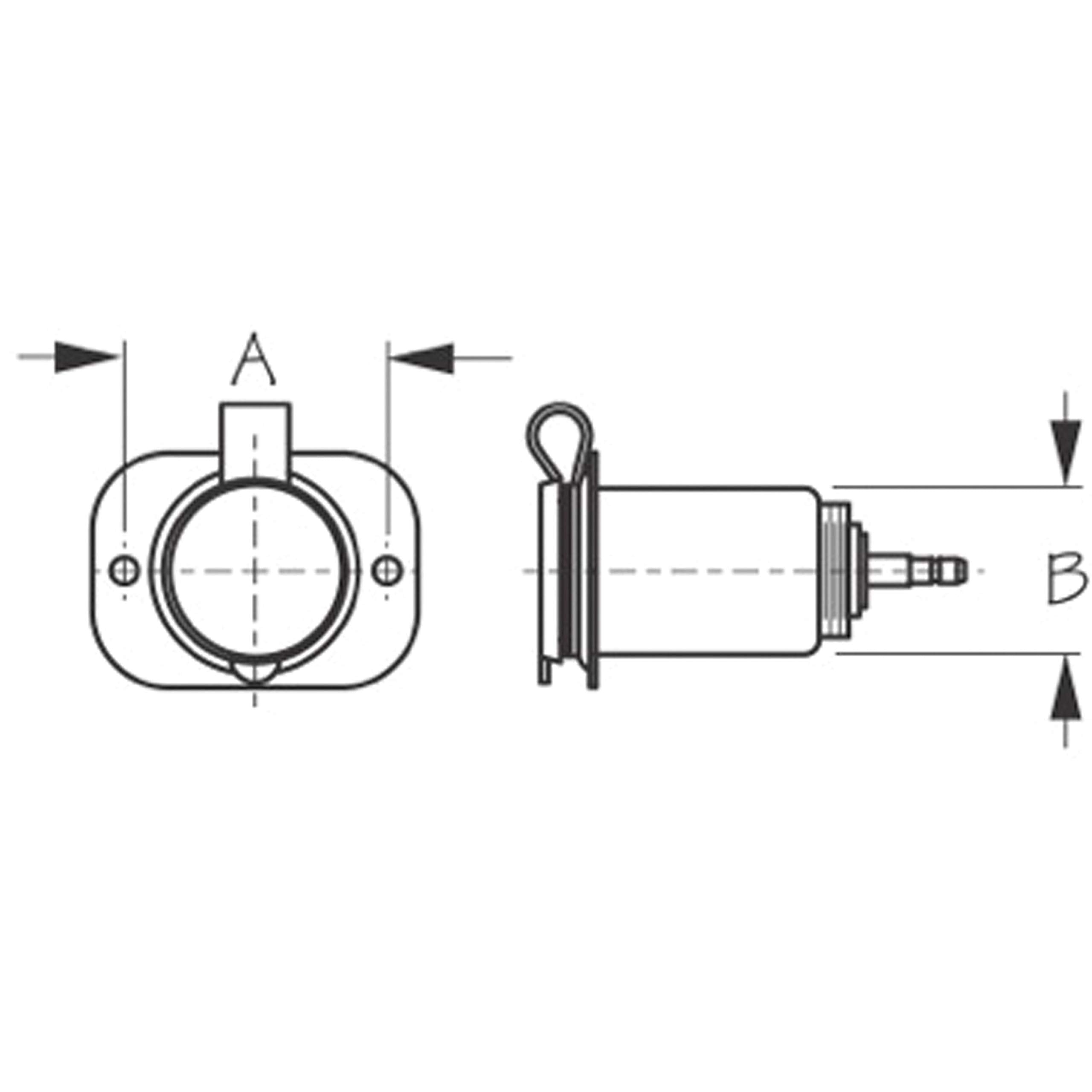 Sea Dog 12V Ss Power Socket