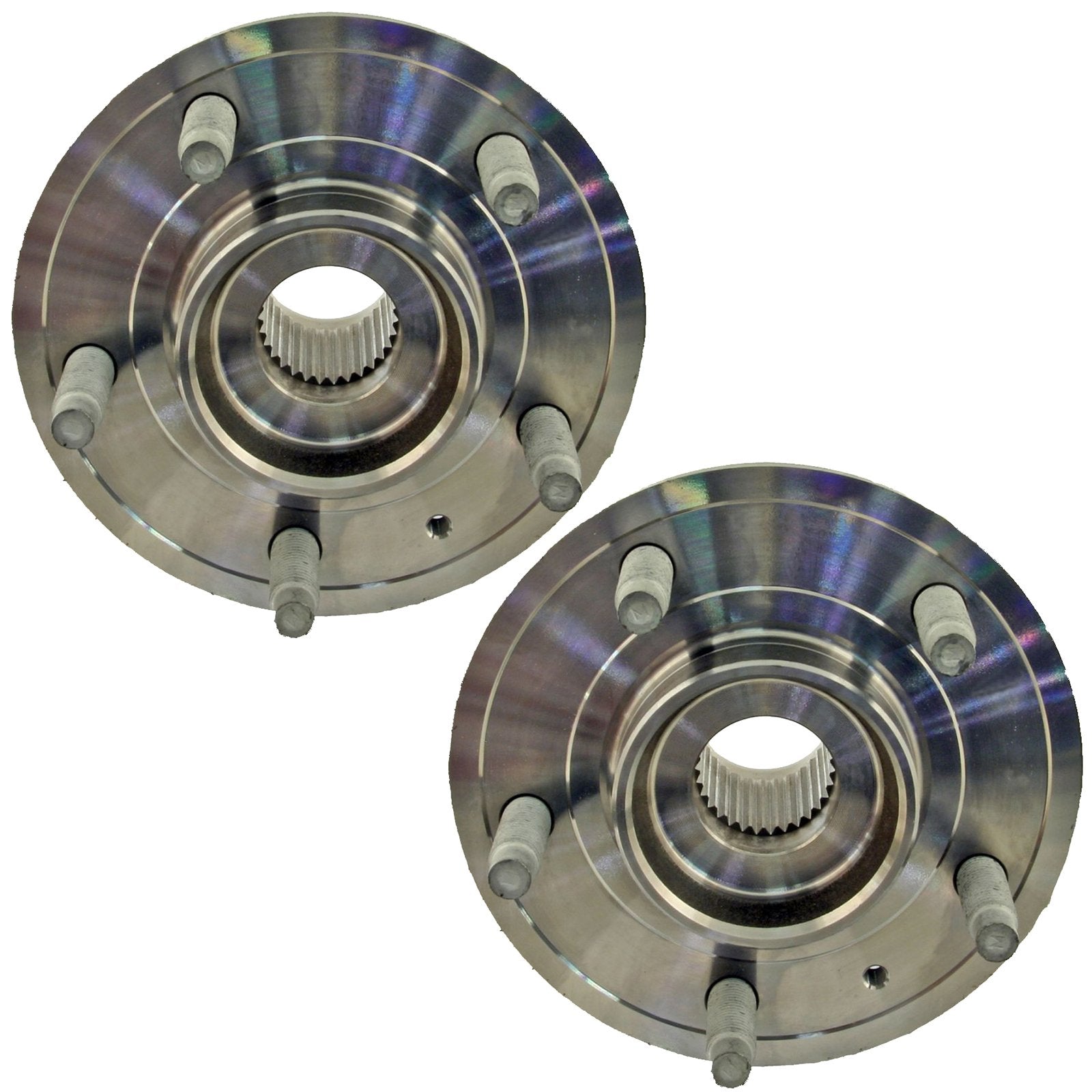 Trq Front Wheel Hub Bearings Assembly Set Compatible With 2012-2015 Chevrolet Captiva Sport 2007-2009 Equinox Pontiac Torrent 20