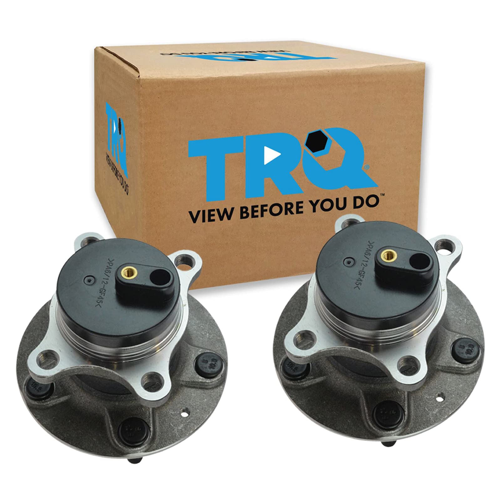 Trq Rear Wheel Hub Bearings Assembly Set Compatible With 2008-2013 Suzuki Sx4