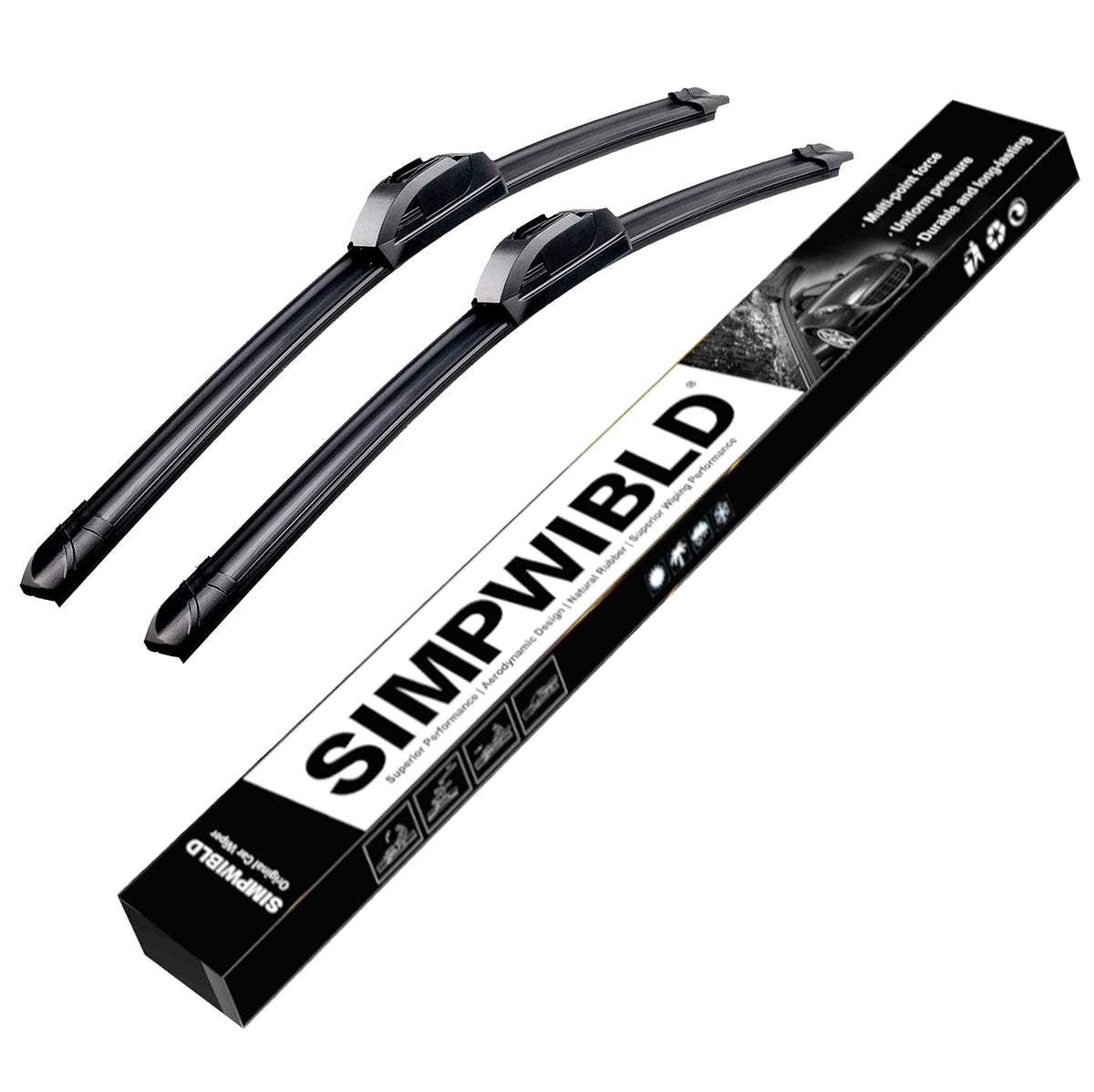 2 Factory Wiper Blades Replacement For 2006-2015 Honda Civic/2005-2020 Honda Odyssey/2004-2006 Lexus RX330 Original Equipment Wi