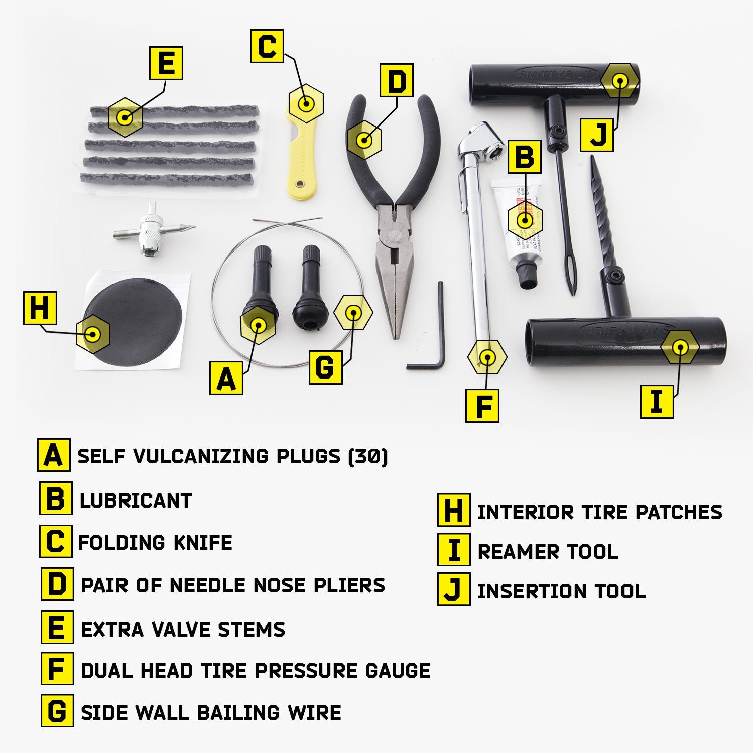 Smittybilt Tire Repair Kit - Sb2733