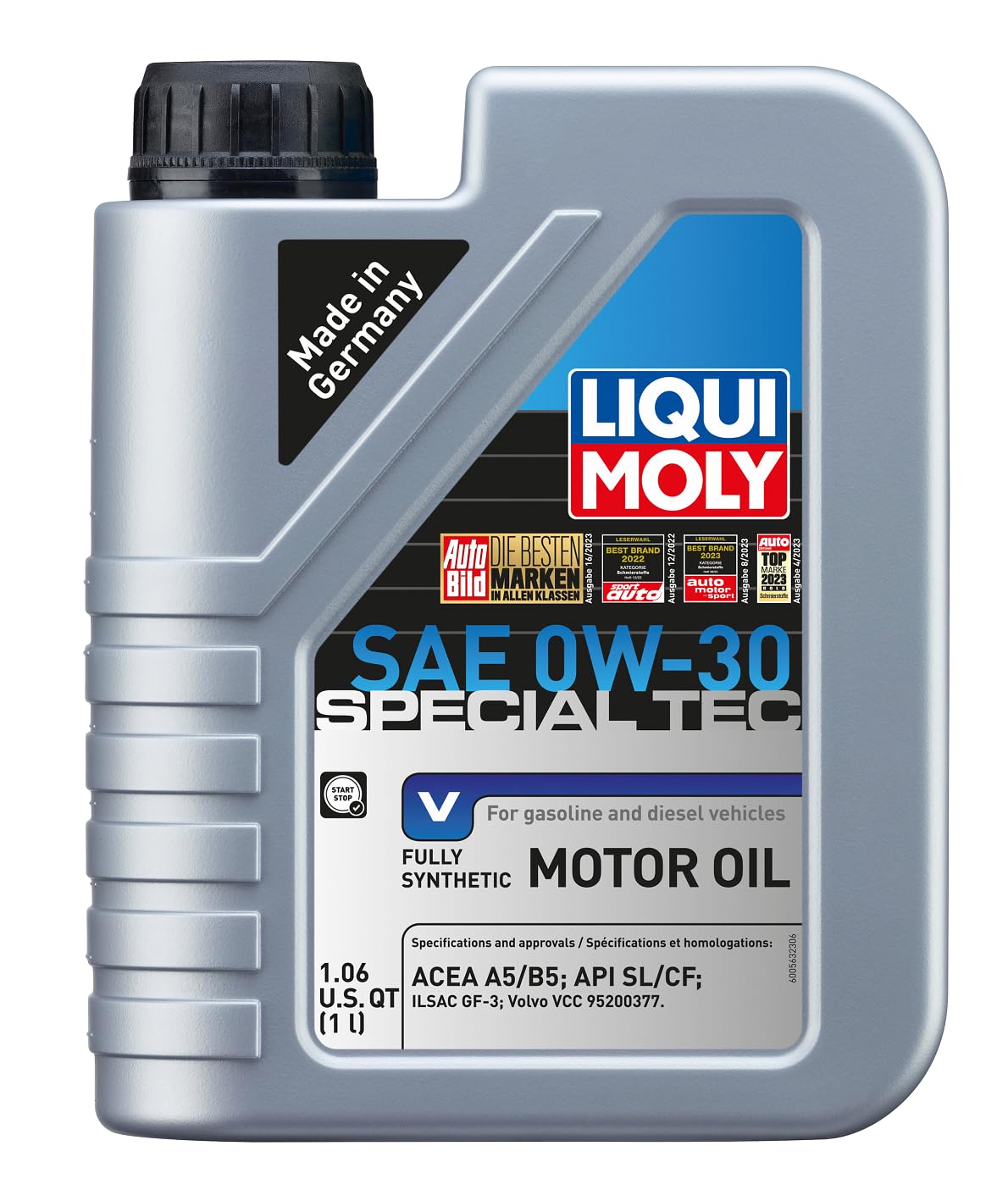 LIQUI MOLY Special Tec V SAE 0W-30 | 1 L | Fully synthetic engine oil | SKU: 20202