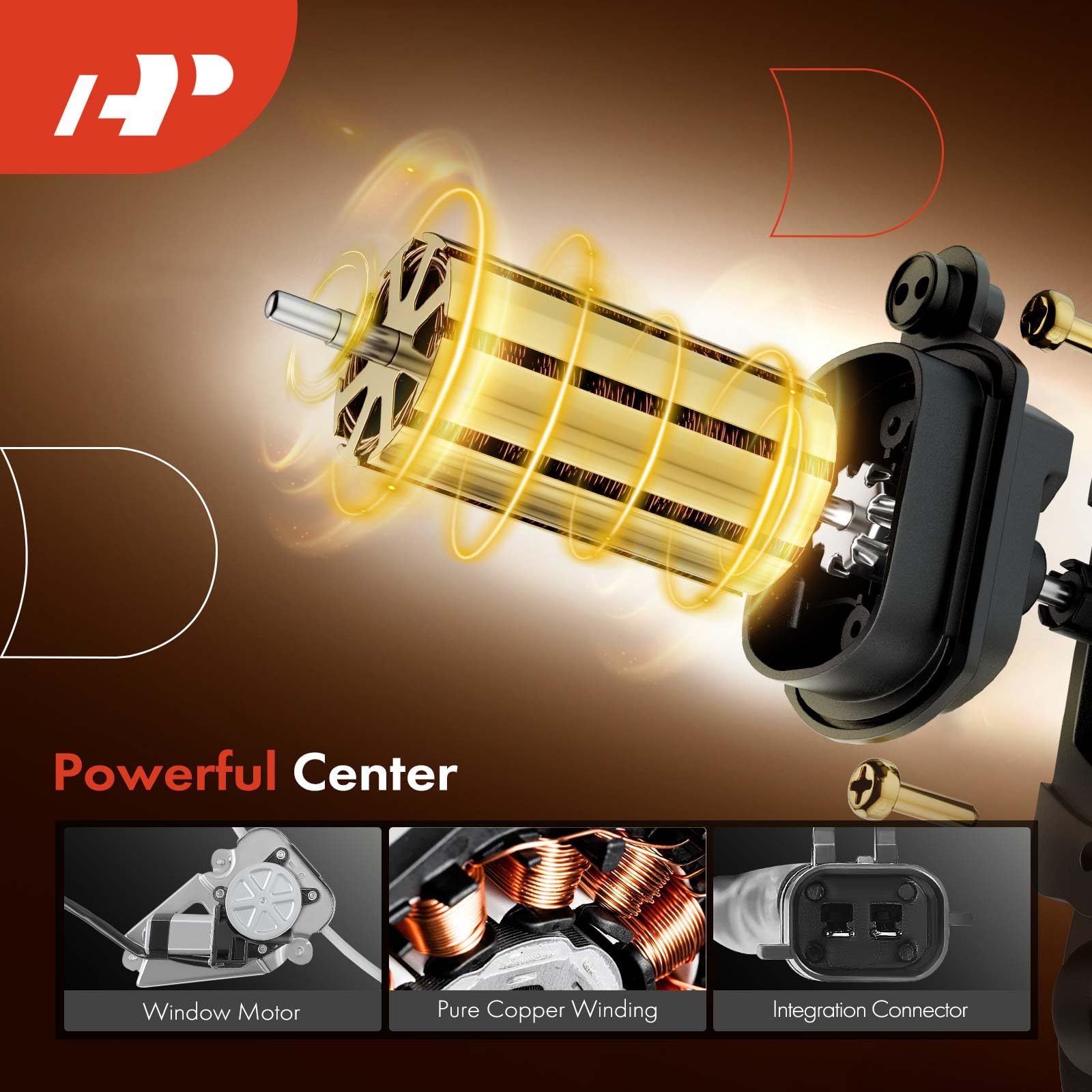 A-Premium Power Window Regulator And Motor Assembly Replacement For Jeep Liberty Kj 2002-2006 Front Left Driver Side