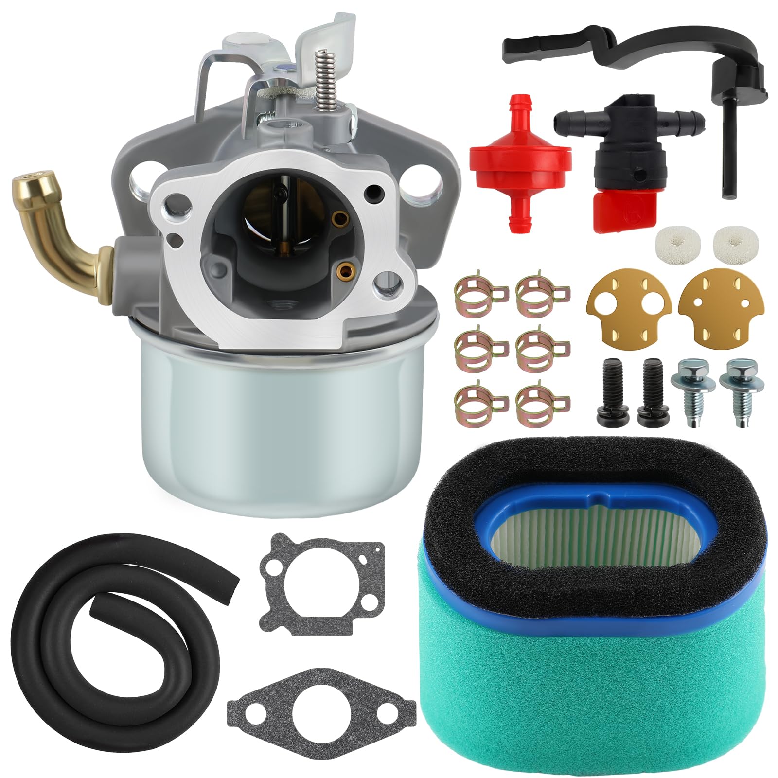 Carbhub 591925 Carburetor for 698479 693518 698475 591925 Engine Motor Powered Chipper Craftsman Tiller with Air Filter Fuel Hos