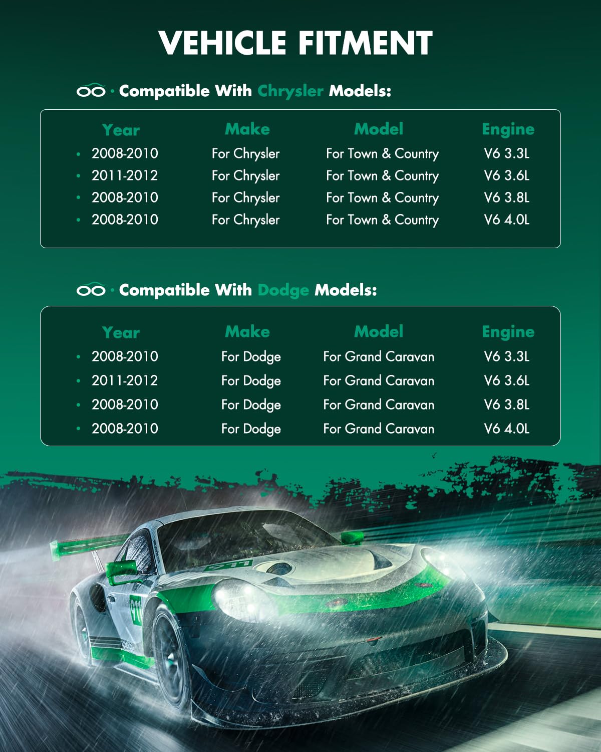 Scitoo Rear Left+Right Brake Calipers With Bracket 18B5081 18B5080 Compatible For Chrysler Town & Country 08-12 For Dodge Grand