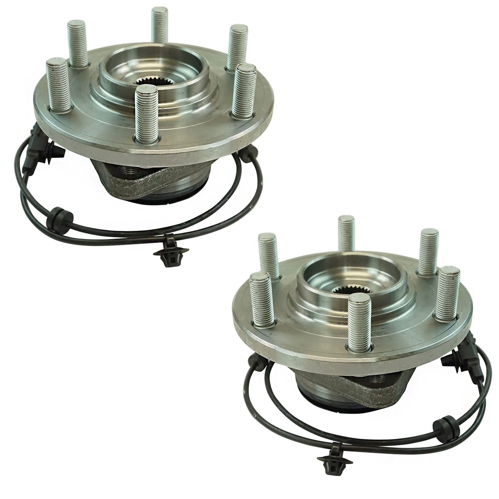 Trq Front Wheel Hub Bearings Assembly Set Compatible With 2011-2013 Infiniti Qx56 2014-2021 Qx80 2017-2022 Nissan Armada