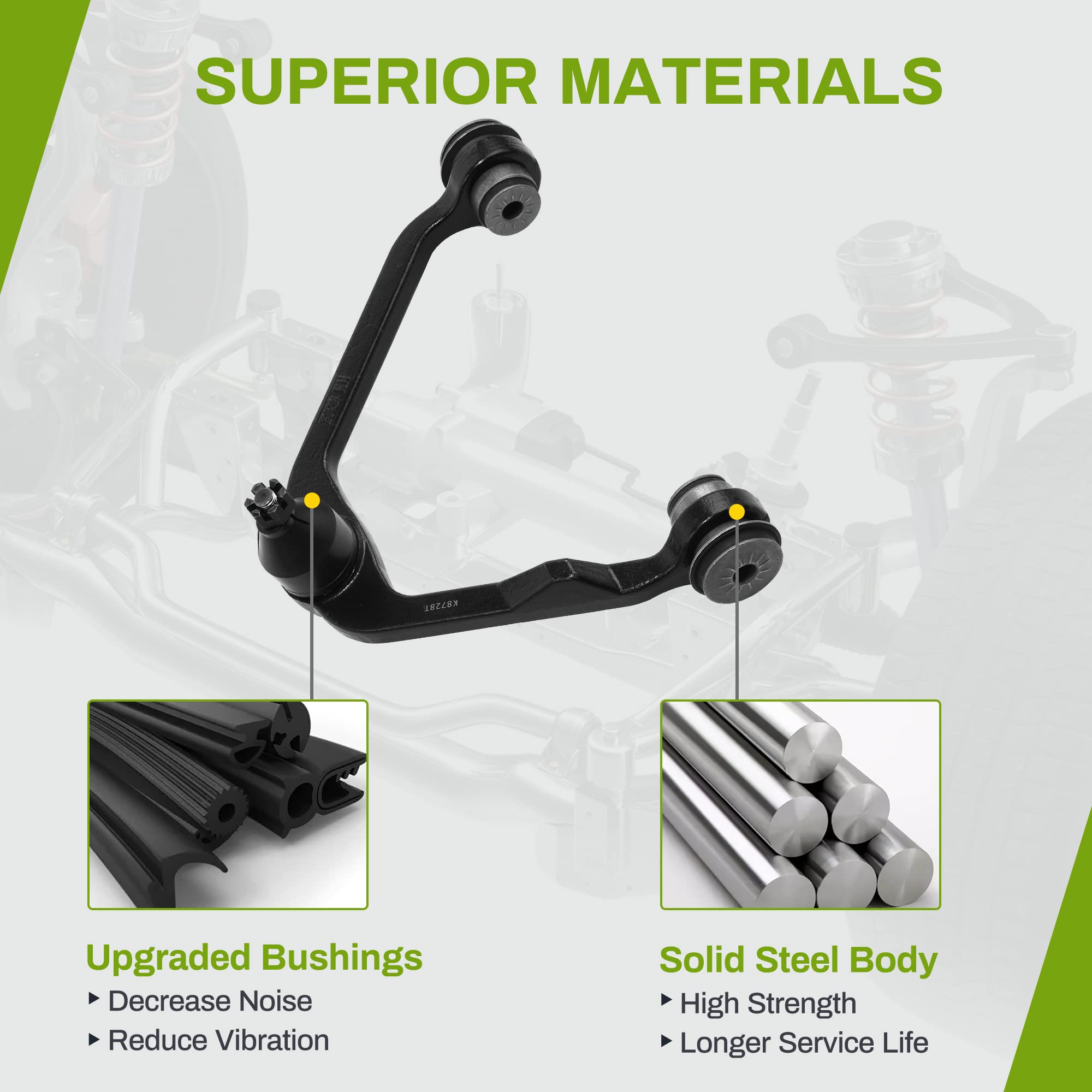 Autosaver88 Front Suspension Kit Compatible With 1997-2003 Ford F-150, 1997-2002 Expedition, 1997-1999 F-250, 1998-2002 Lincoln