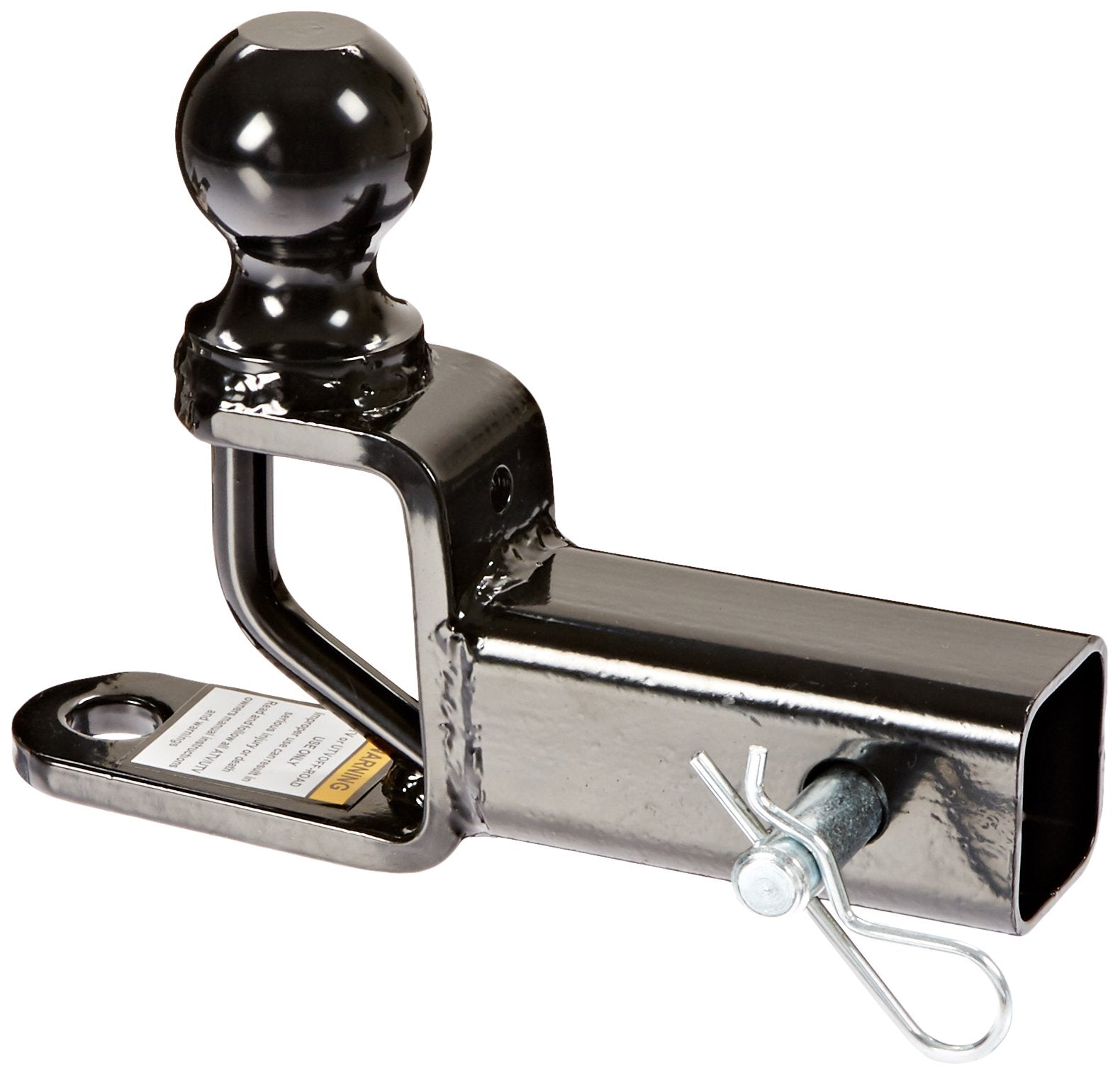 Atv Tek, Trio Hd Receiver 2 Inches Multi-Purpose Hitch With Ball Mount, Heavy-Duty Tow Hitch