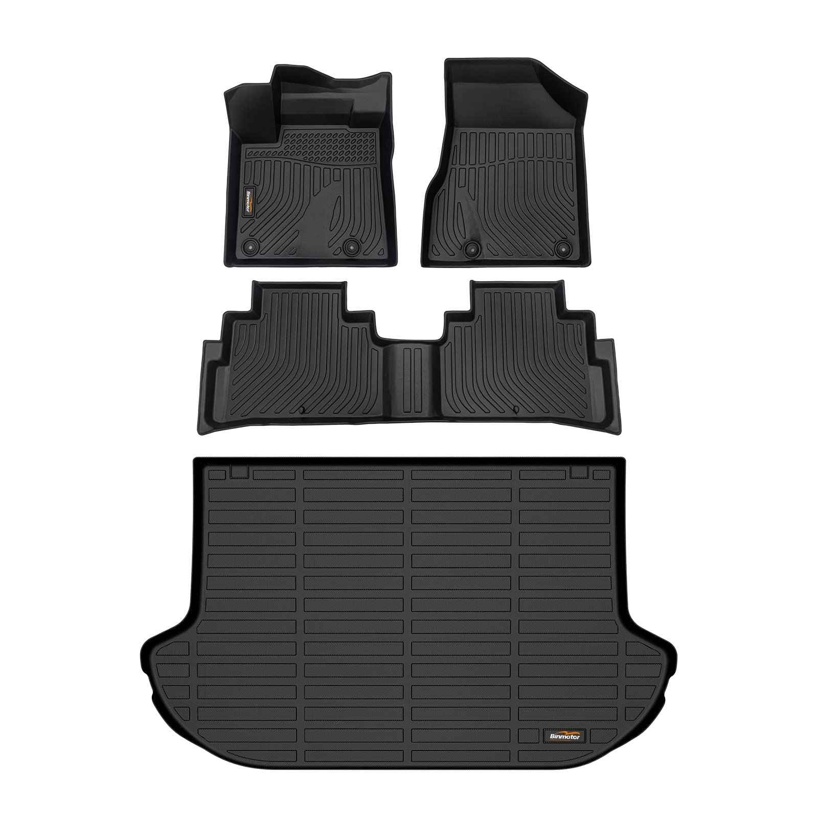 Binmotor-All Weather Floor Mats & Cargo Liner For 2024-2017.5 Nissan Murano Platinum  S  Sl  Sv  Midnight Edition