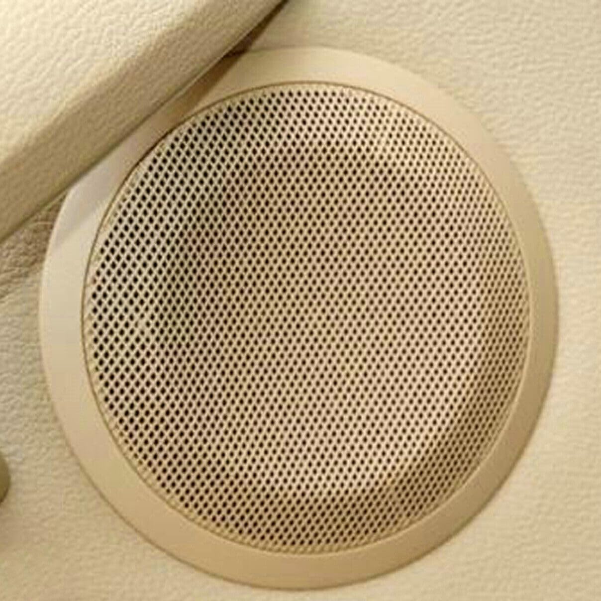 fitfoyo Front Door Speaker Cover for BMW 3 Series E90 320i 318i Beige 2005-2012 - OEM Replacement Part 51417144563/7144563