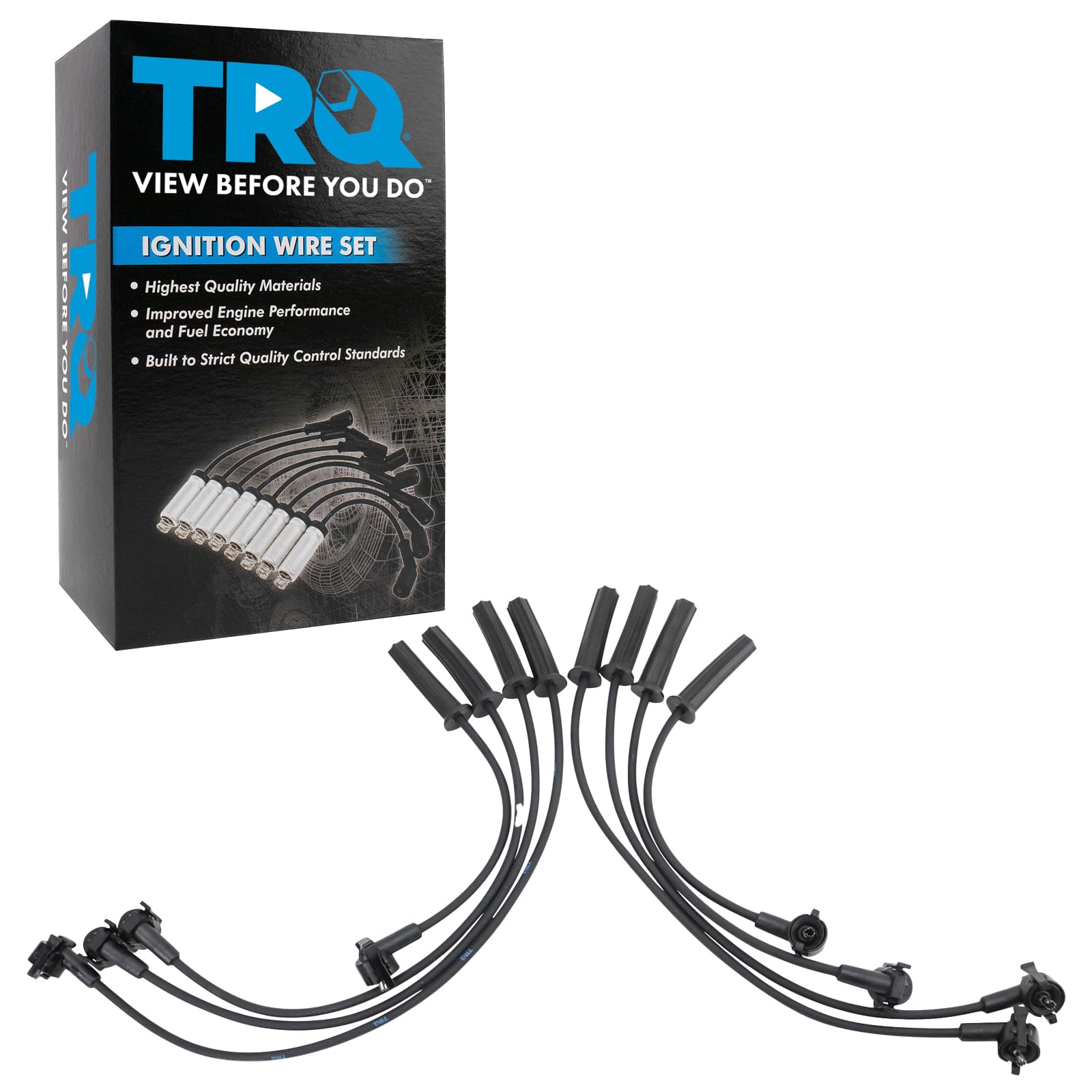 Trq Spark Plug Wire Set Compatible With 1989-1991 Ford Ranger