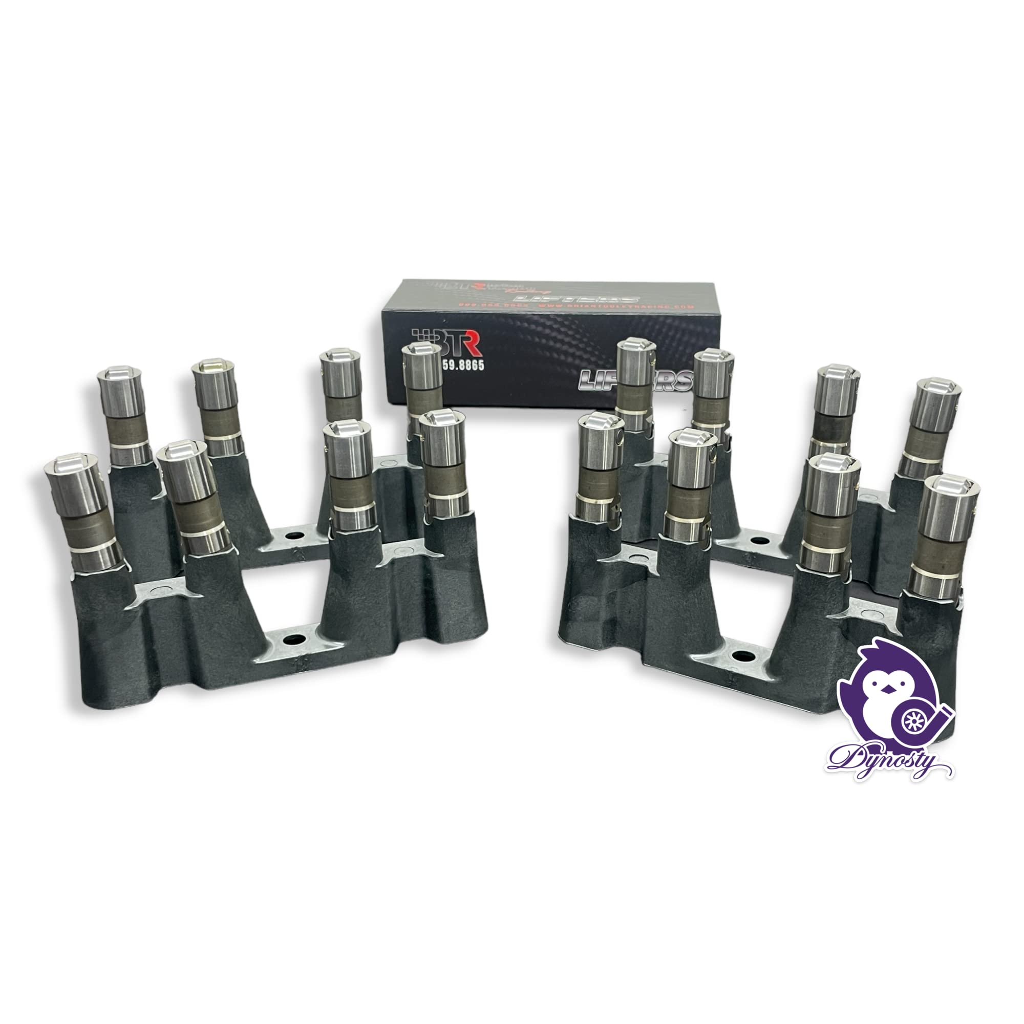 BTR Brian Tooley Racing LS7 Lifters & Trays for Gen 3, 4 LS & Gen 5 LT Engines, Steel, Model X12499225-16
