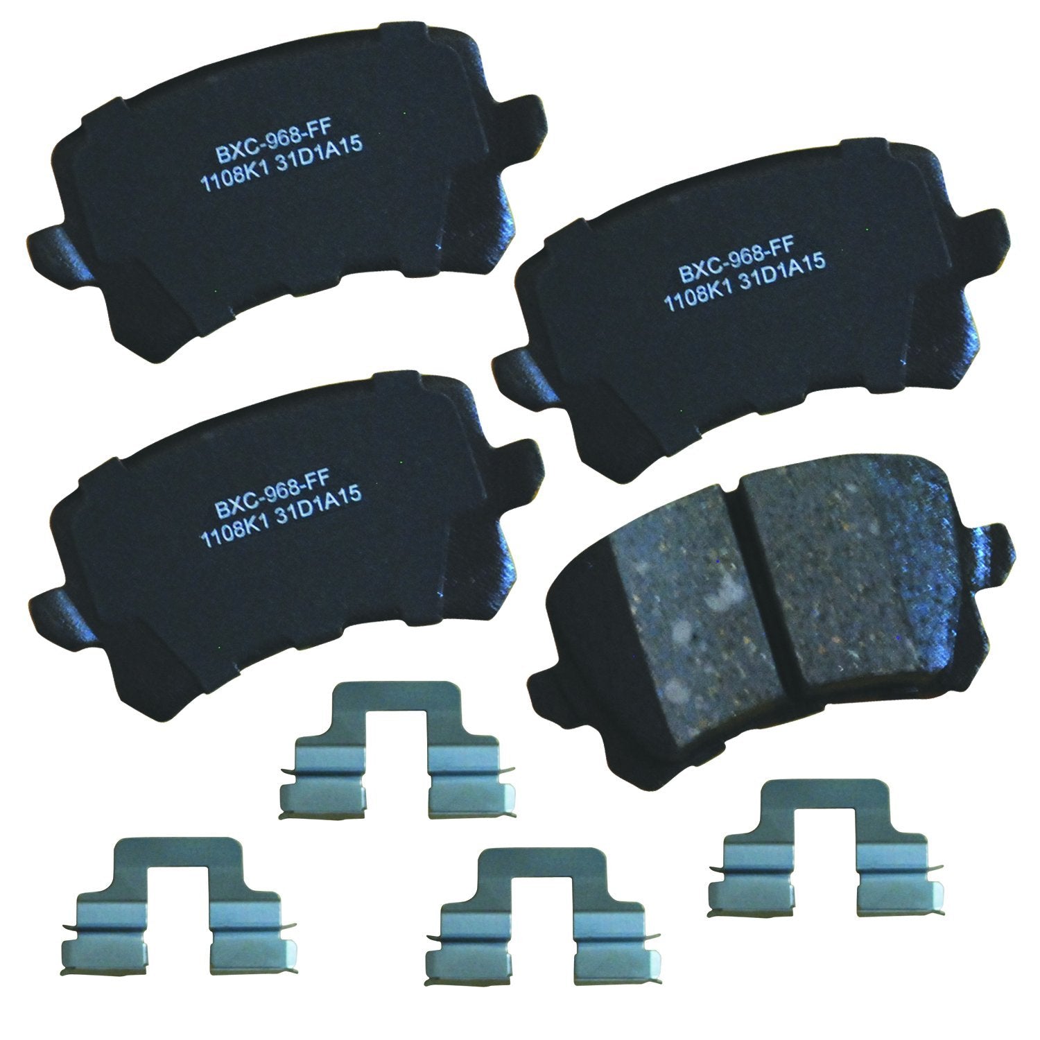 Bendix Premium Sbc1108K1 Ceramic Rear Brake Pads For A3,Quattro,A4,A6,Q3,S3,Tt,Rs Tts Seat Altea,Xl,Freetrack,Ibiza,Leon,Bora,Cc