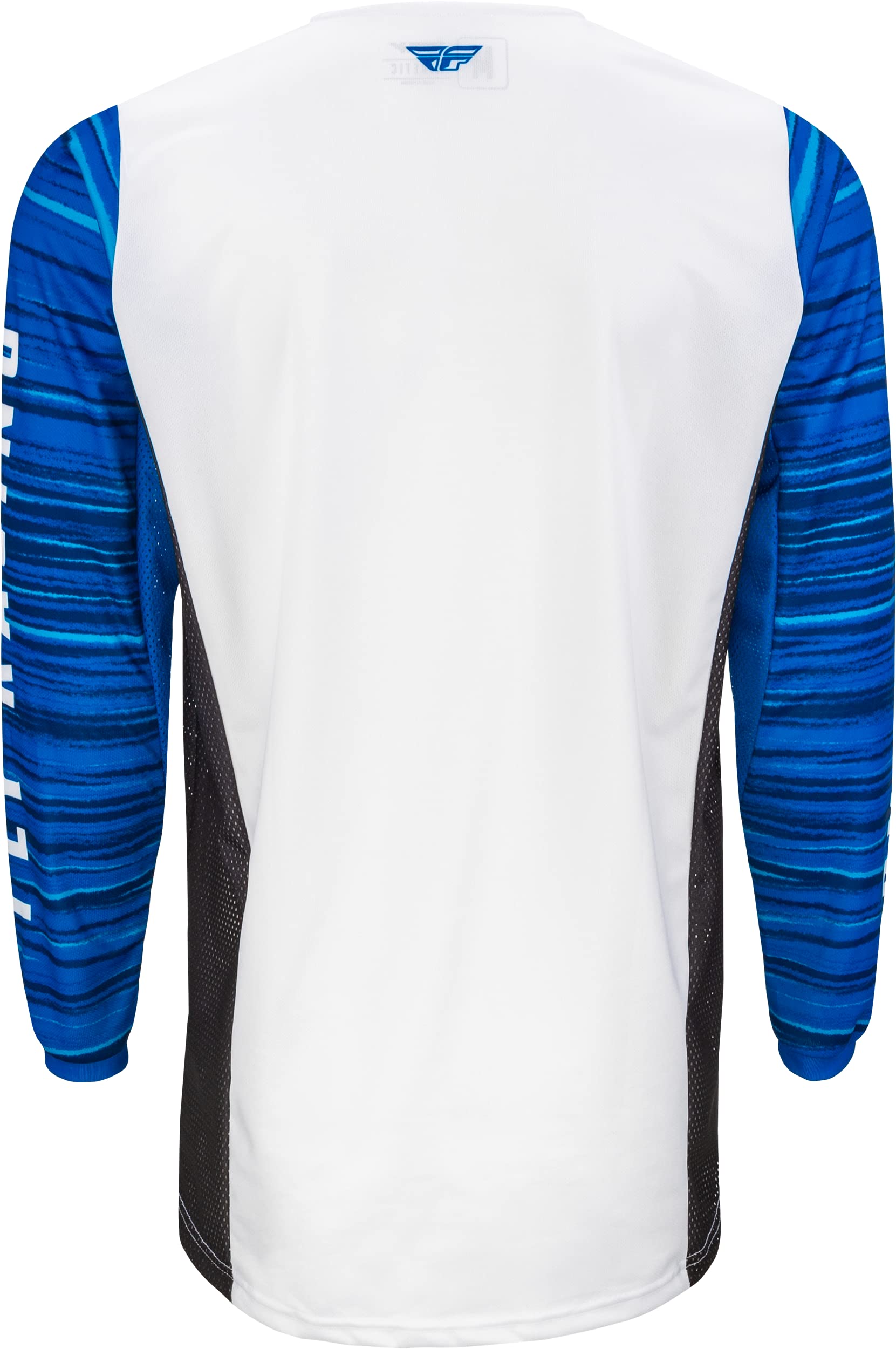 Fly Racing 2022 Adult Kinetic Wave Jersey (White/Blue, Small)