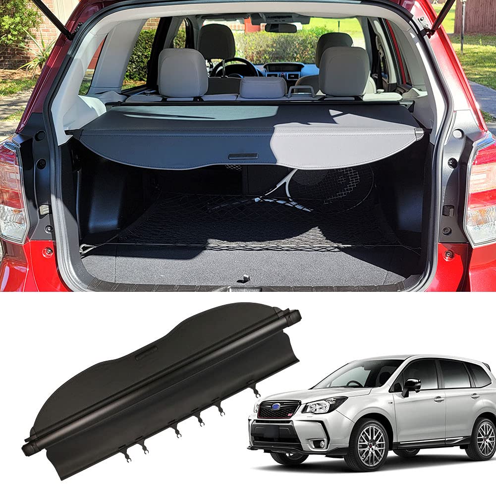 Marretoo For Subaru Forester (Manual Tailgate) Cargo Cover 2014-2018 Interior Trunk Security Accessories 2017 2018
