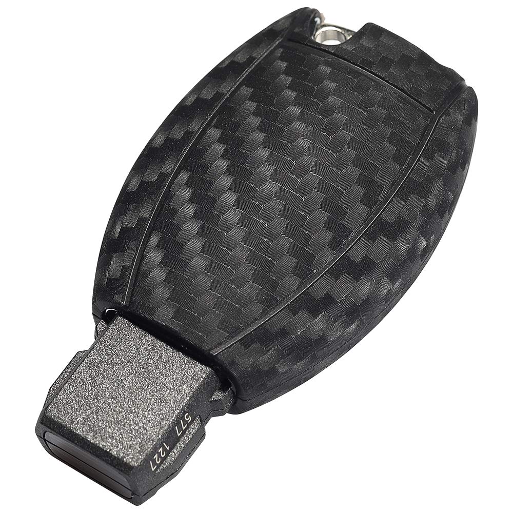 Lcyam Key Fob Cover Case Carbon Fiber Pattern for Mercedes Benz C E M S CLS CLK GLK GLC G Class CLA GLK350 GLA 250 C300 AMG 2019