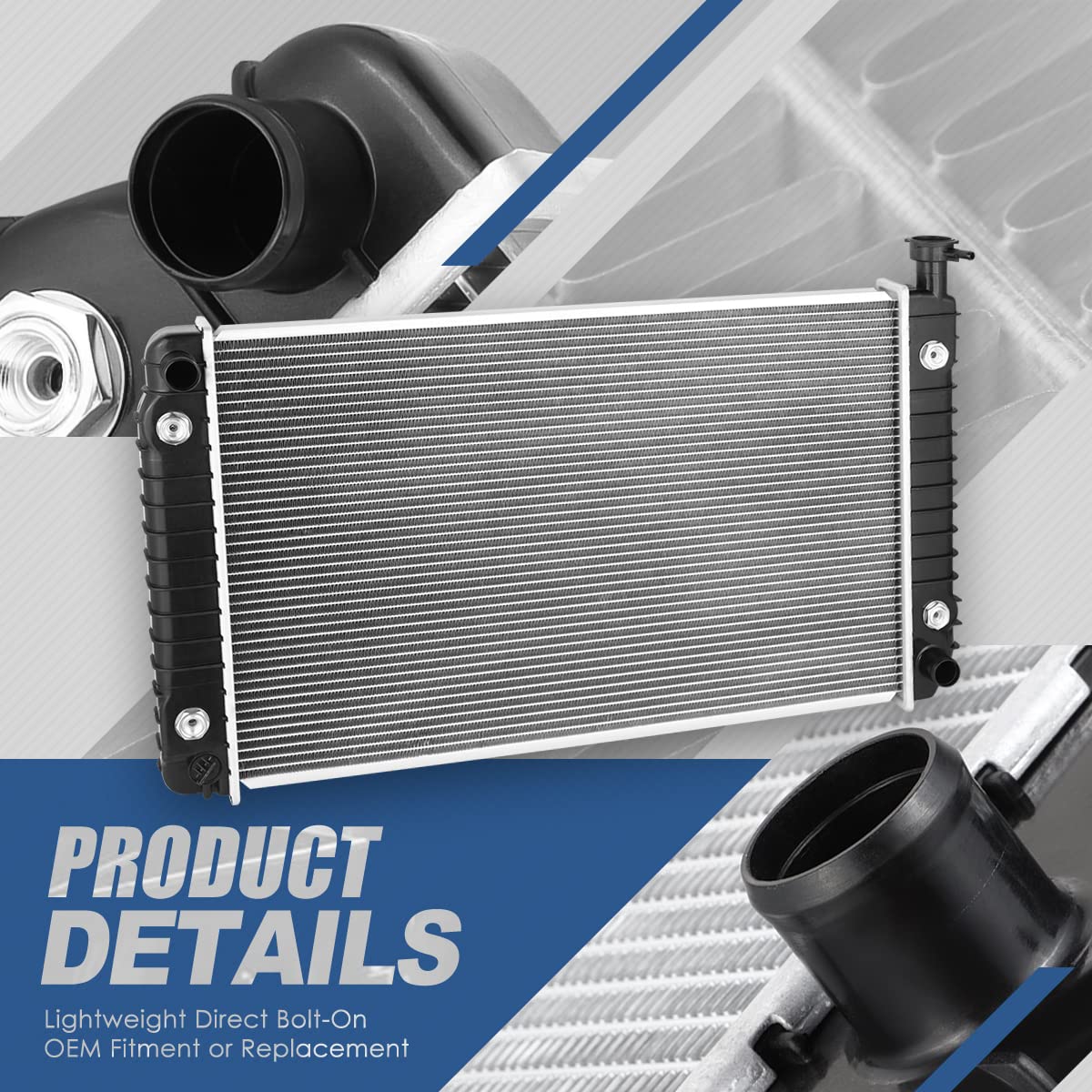 Auto Dynasty Radiator Compatible With 93-02 Chevrolet Lumina Apv Oldsmobile Silhouette Pontiac Trans Sport 3.8L, Dpi 1476 Factor