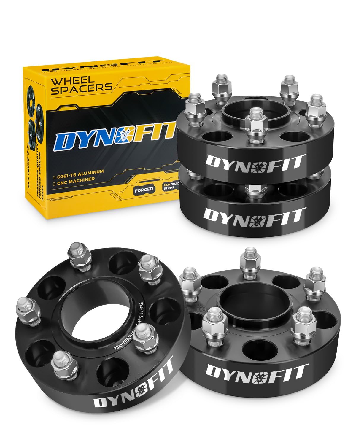 Dynofit 1.5'' 5X5 Wheel Spacers For 2007-2018 Jeep Wrangler Jk, 1999-2010 Grand Cherokee Wj Wk, 71.5Mm Hubcentric Wheel Spacers