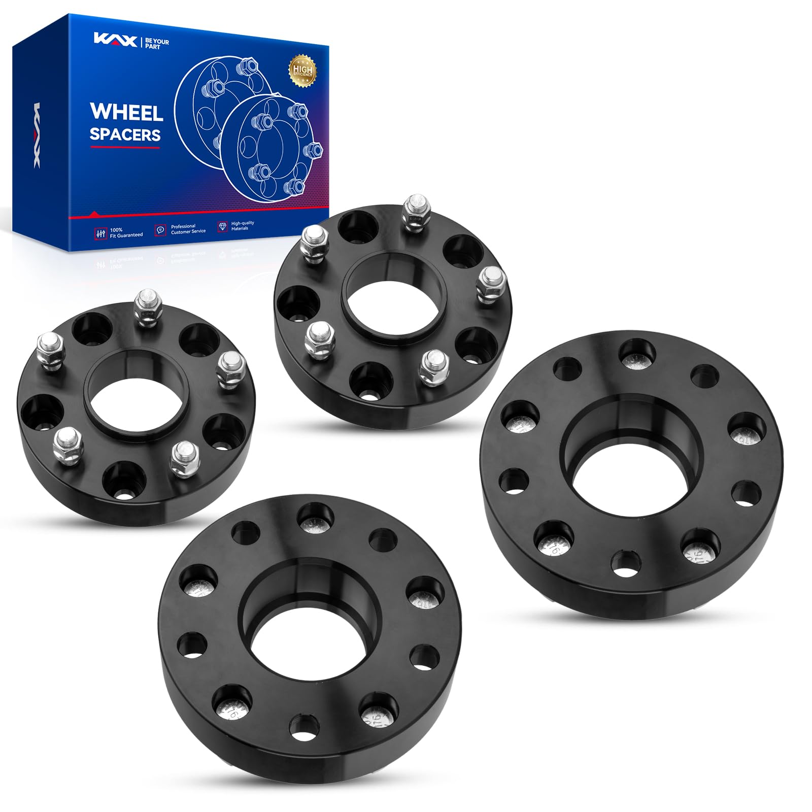 KAX 5x5.5 Wheel Spacers,1.5 inch 5 Lug Hub Centric Wheel Spacers fit for Ram 1500, Dakota, Durango with 9/16'' x18 Studs 77.8mm 