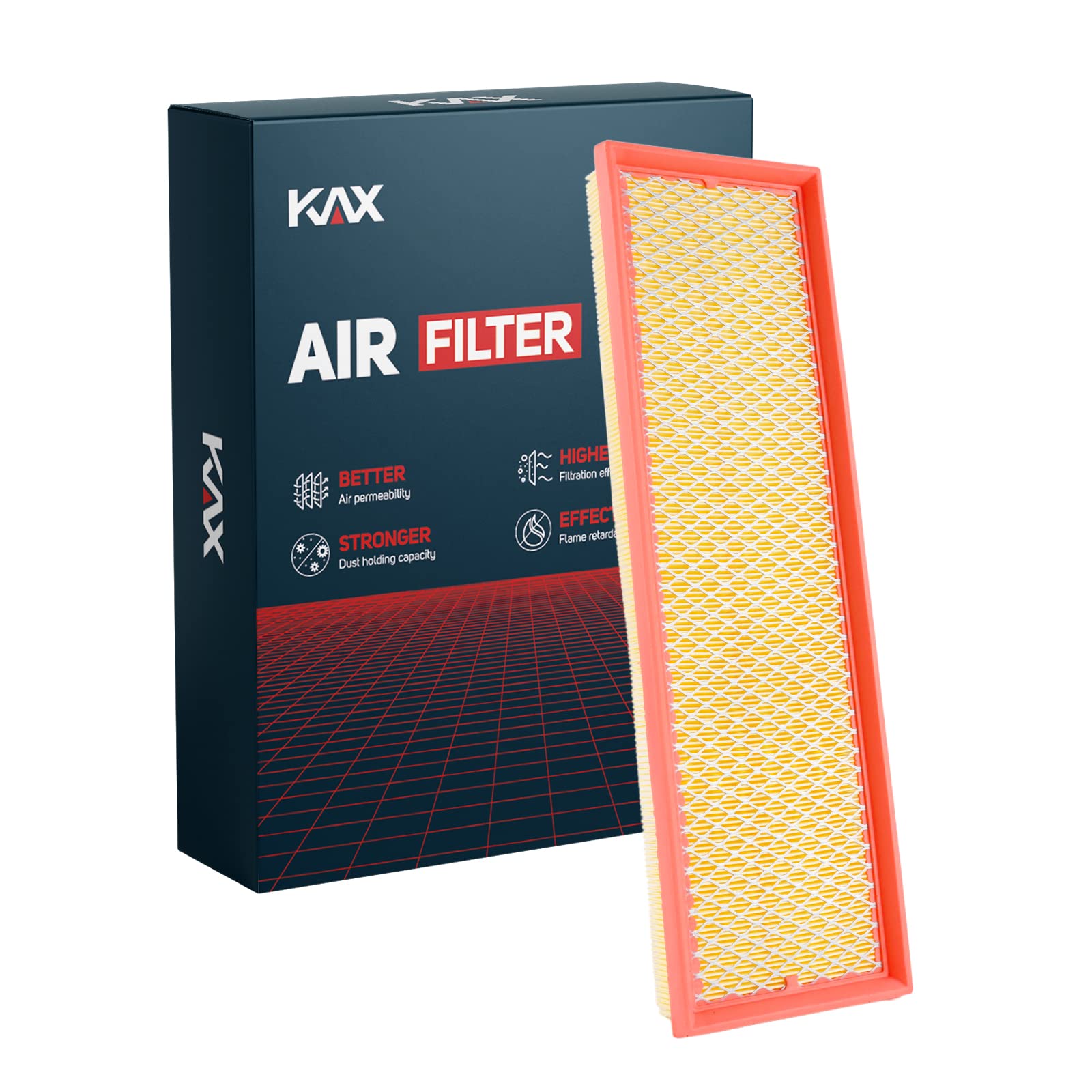 Kax Engine Air Filter, Ca10085 Replacement For Vw Jetta 2005-2014 2.5L, Passat Beetle 2012-2014 2.5L, Golf 2010-2014 2.5L, Rabbi