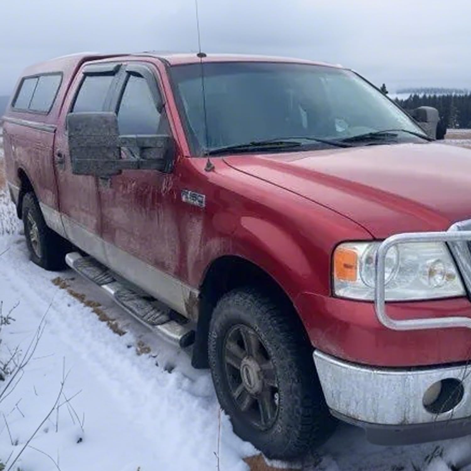 Window Visors Rain Guards For Ford F-150 2004-2008,2006-2008 Lincoln Mark Lt Supercrew Tape-On Window Wind Deflectors Vent Shade