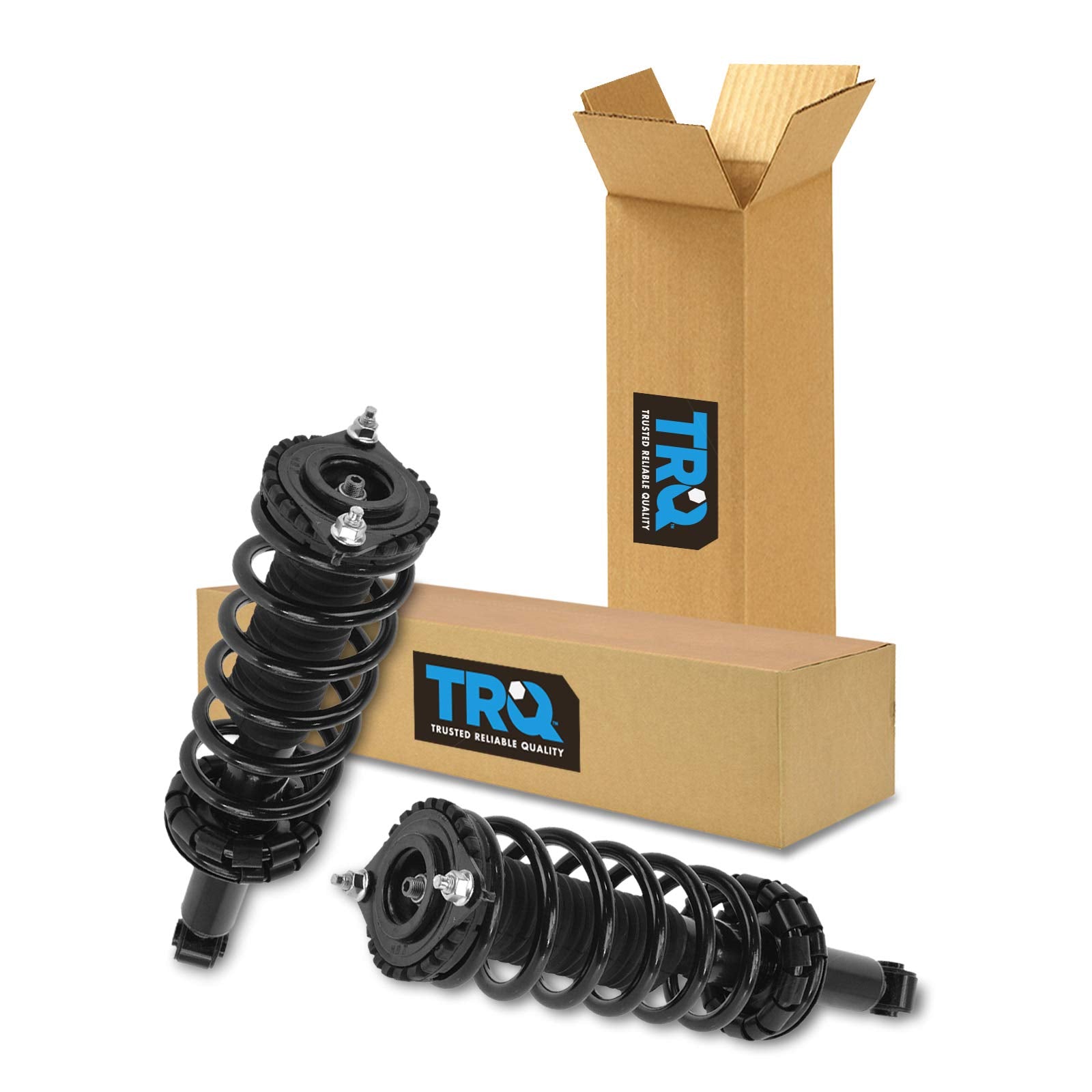 Trq Rear Strut & Coil Spring Assembly Set Driver & Passenger Sides Compatible With 00-04 Subaru Legacy