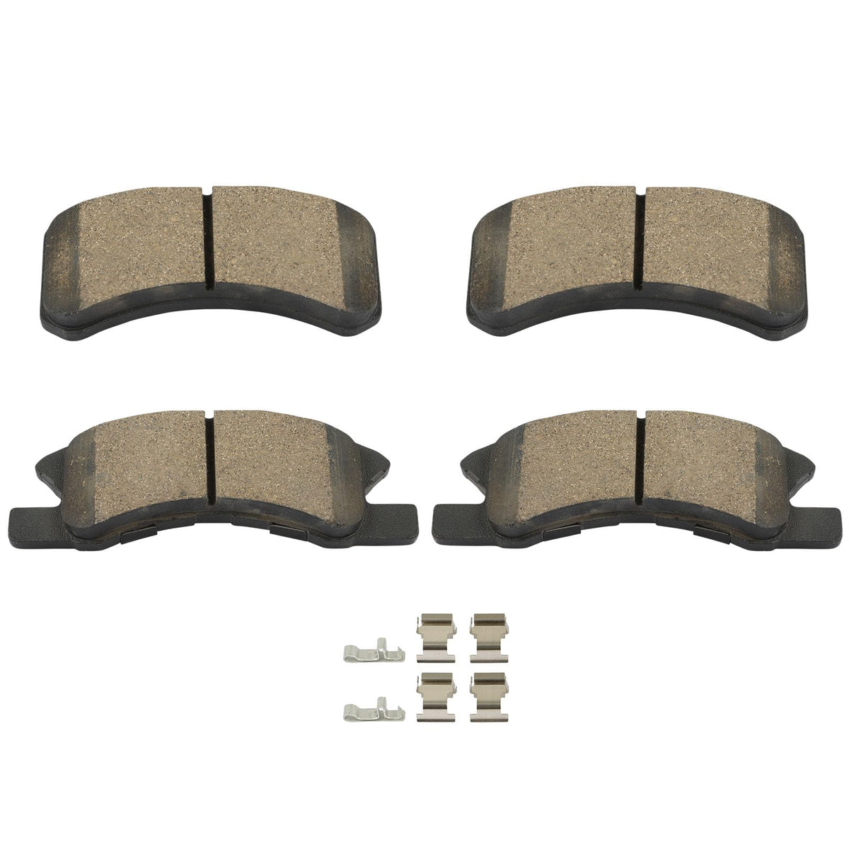 Scitoo D1731 Ceramic Brake Pads Sets Front W/Hardware Replacement For Dodge For Attitude 2016-2018,For Mitsubishi For Mirage 201