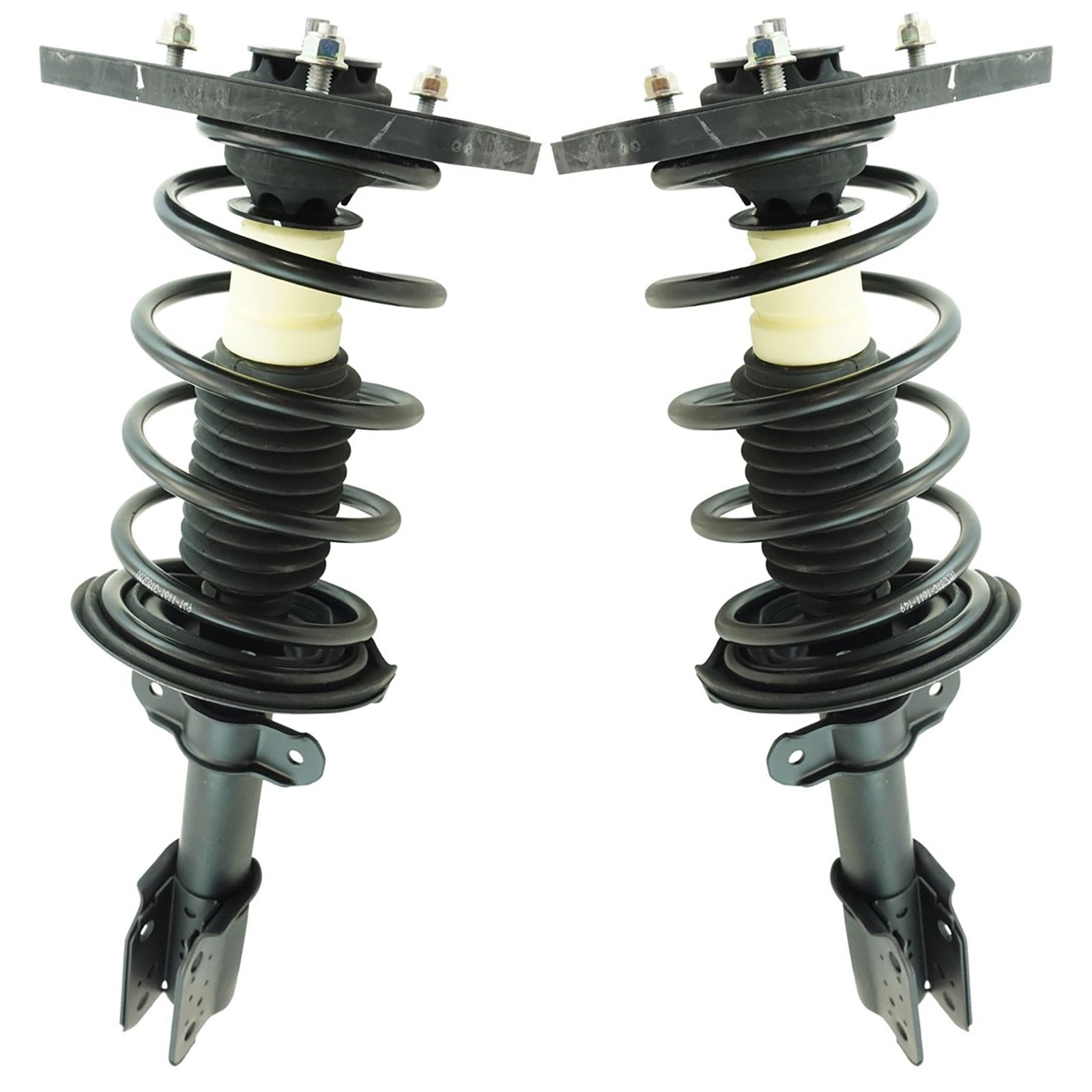 Trq Rear Strut & Coil Spring Assembly Set Driver & Passenger Sides Compatible With 05-09 Buick Lacrosse 04-13 Chevrolet Impala 1