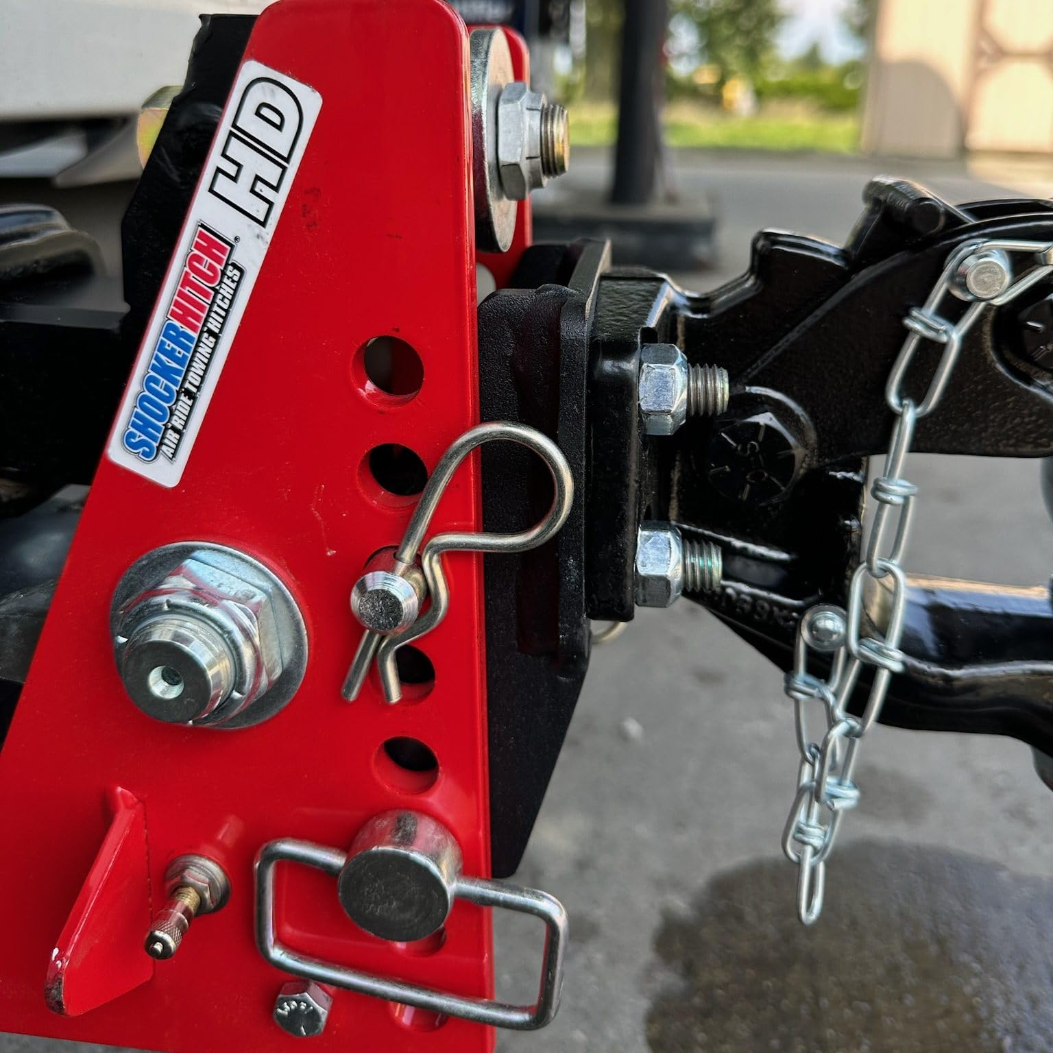 Shocker Air Pintle & Ball Combo Hitch, Fits 2' Hitch, Has 2-5/16' Ball 16,000 Lbs