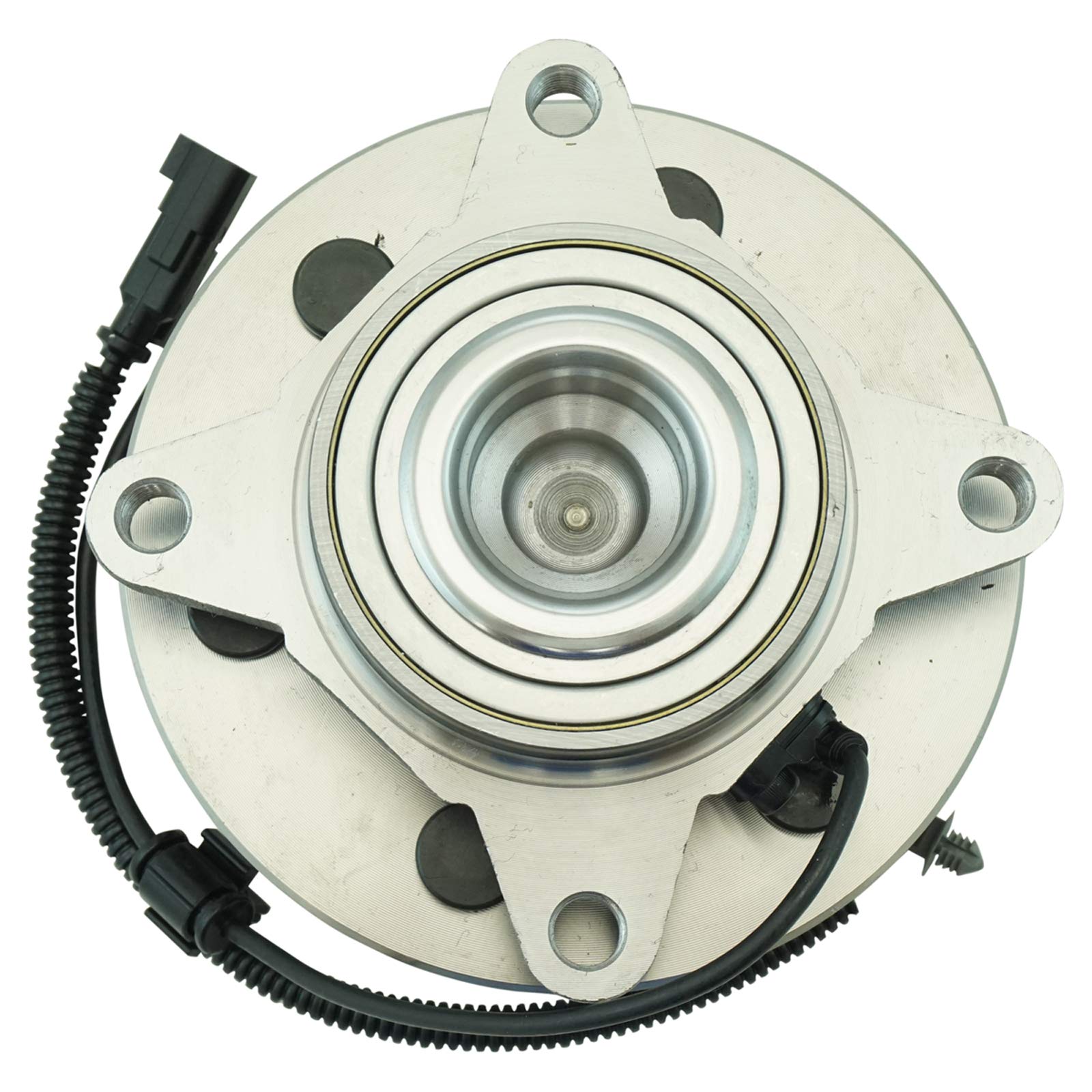 Trq Front Rear Wheel Bearing & Hub Assembly With Abs Sensor Compatible With 2011-2014 Ford Expedition F-150 Lincoln Navigator