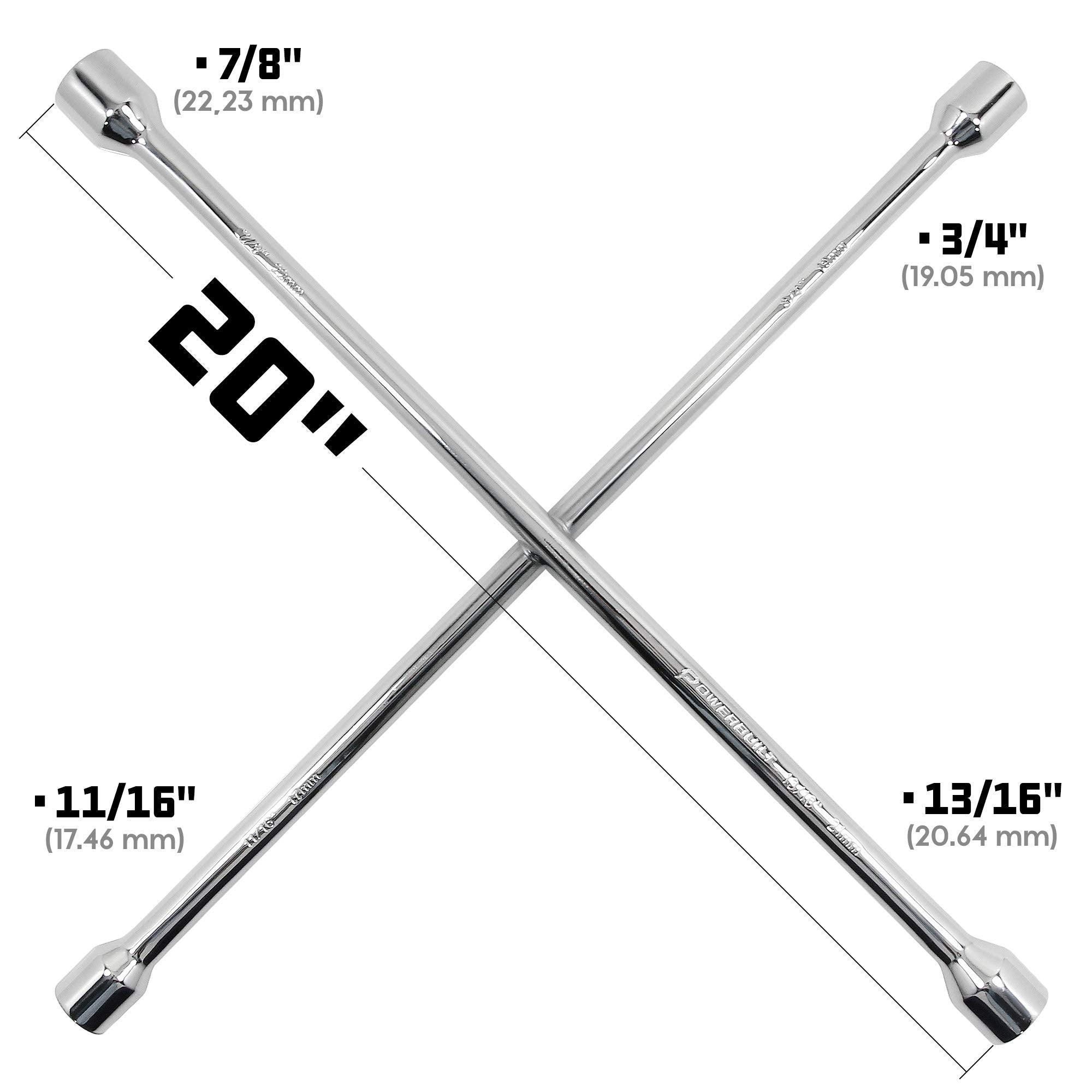 Powerbuilt 940559 20'' Universal Lug Wrench